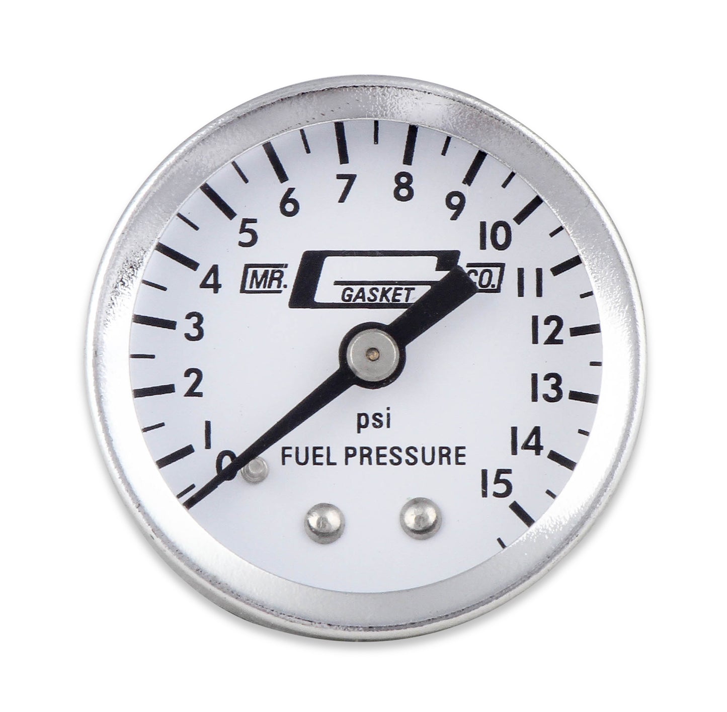 Mr. Gasket Fuel Pressure Gauge - 0-15 PSI - 1-1/2 Inch Diameter by Mr Gasket
