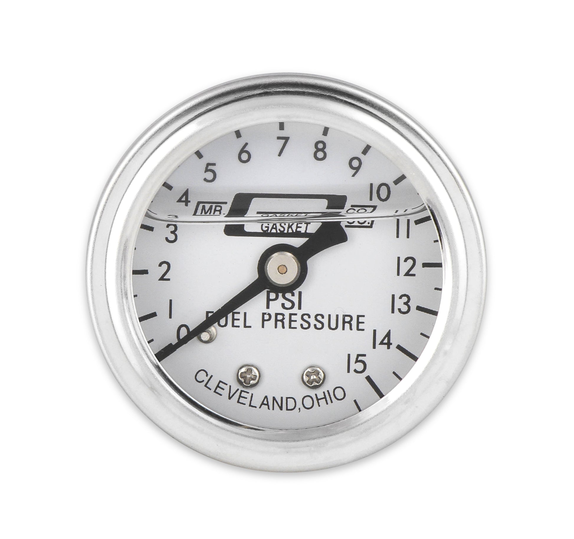 Mr. Gasket Fuel Block with 0-15 PSI Liquid Filled Fuel Pressure Gauge by Mr Gasket