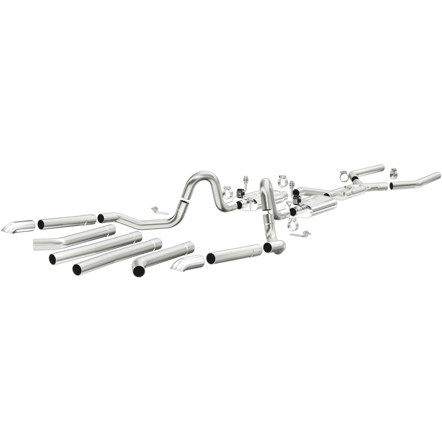 Magnaflow Street Series Stainless Crossmember-Back System by MagnaFlow Exhaust Products