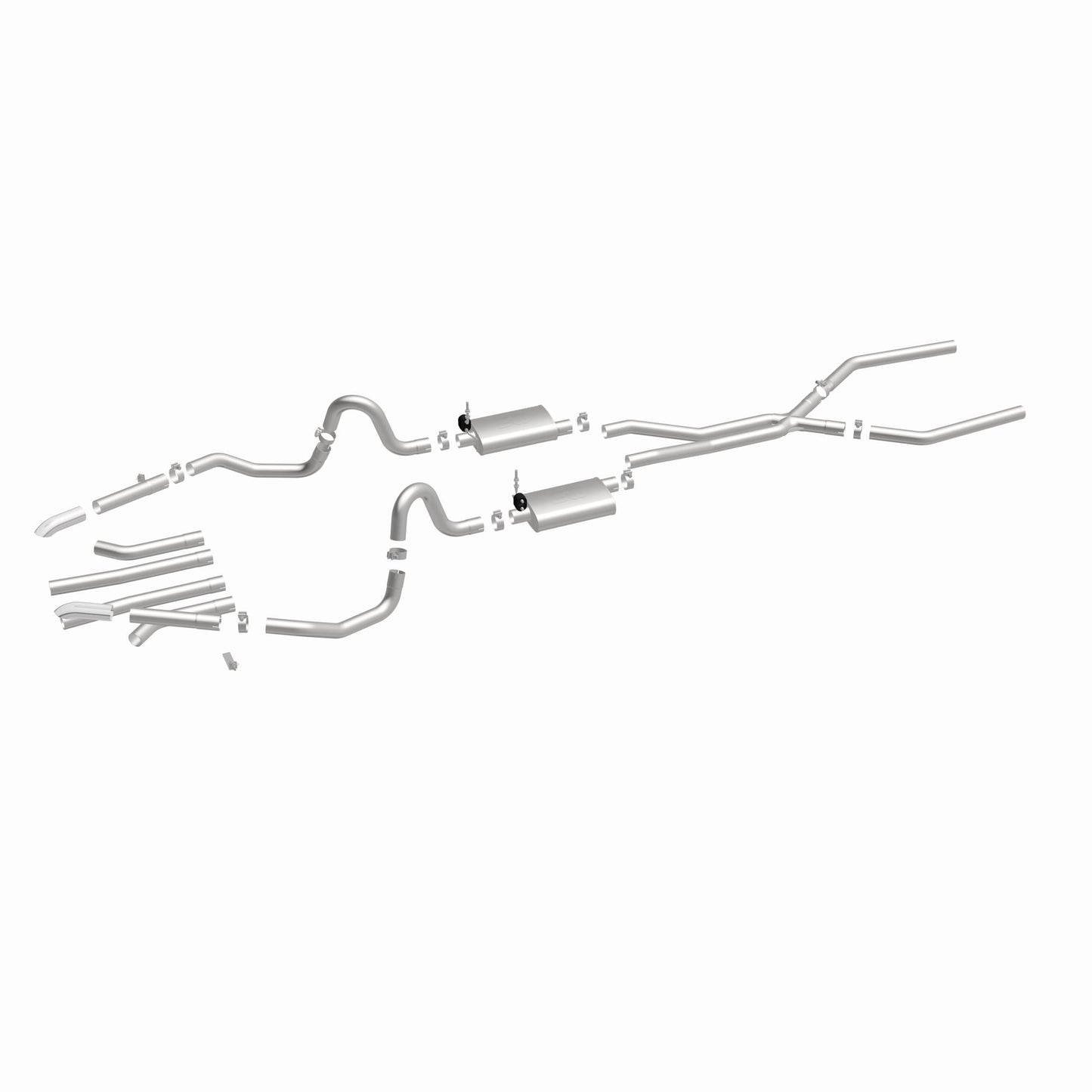 Magnaflow Street Series Stainless Crossmember-Back System by MagnaFlow Exhaust Products