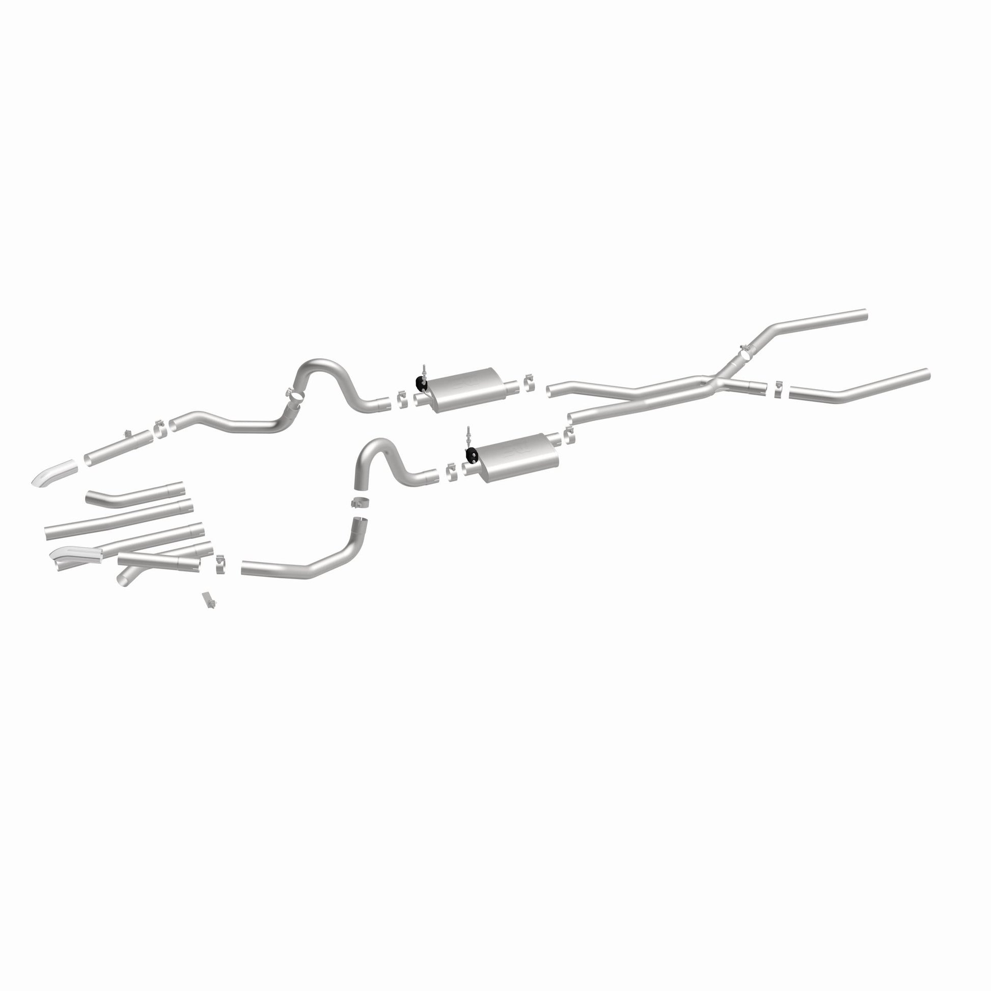Magnaflow Street Series Stainless Crossmember-Back System by MagnaFlow Exhaust Products