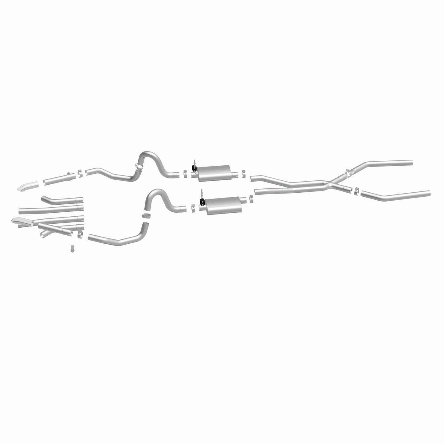 Magnaflow Street Series Stainless Crossmember-Back System by MagnaFlow Exhaust Products