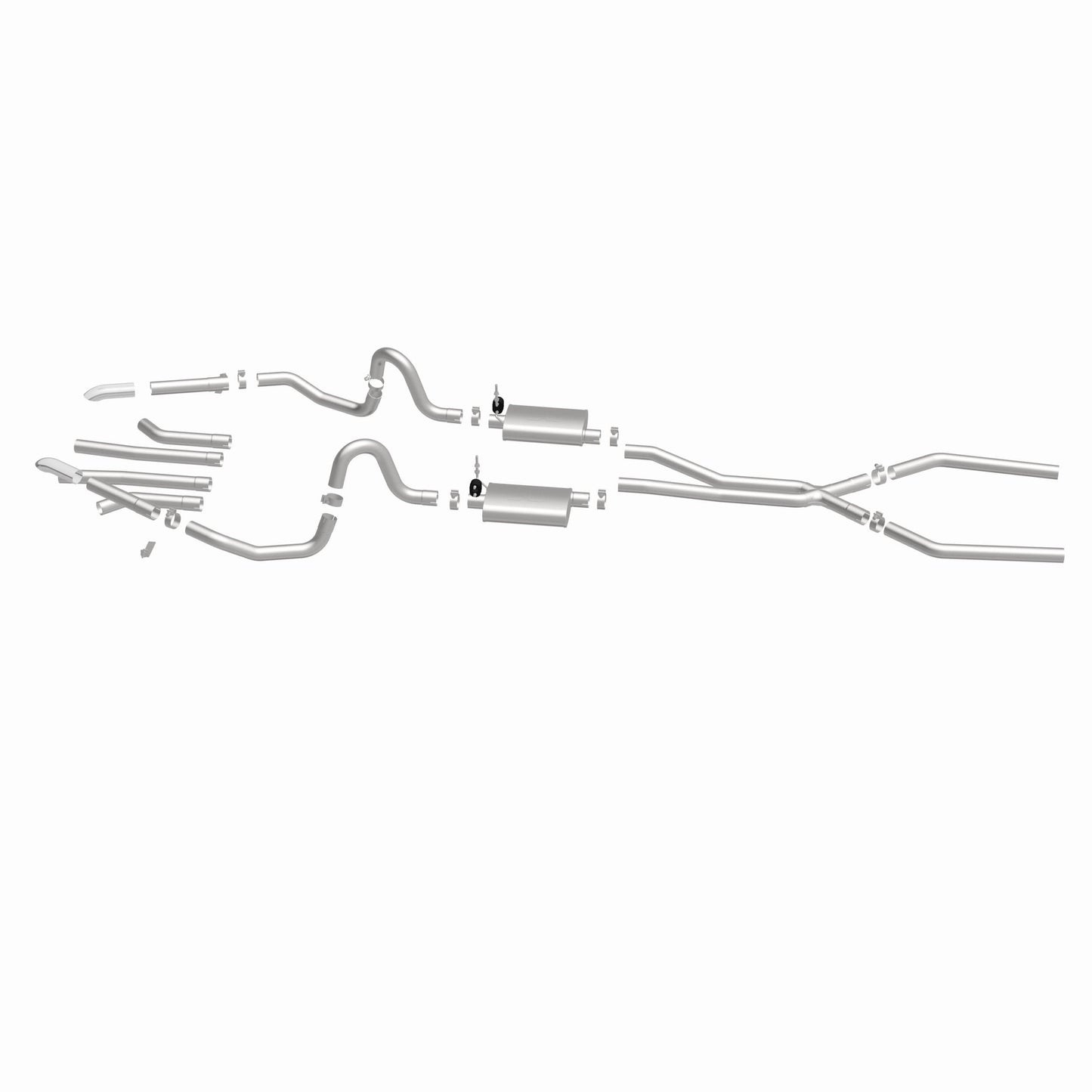 Magnaflow Street Series Stainless Crossmember-Back System by MagnaFlow Exhaust Products
