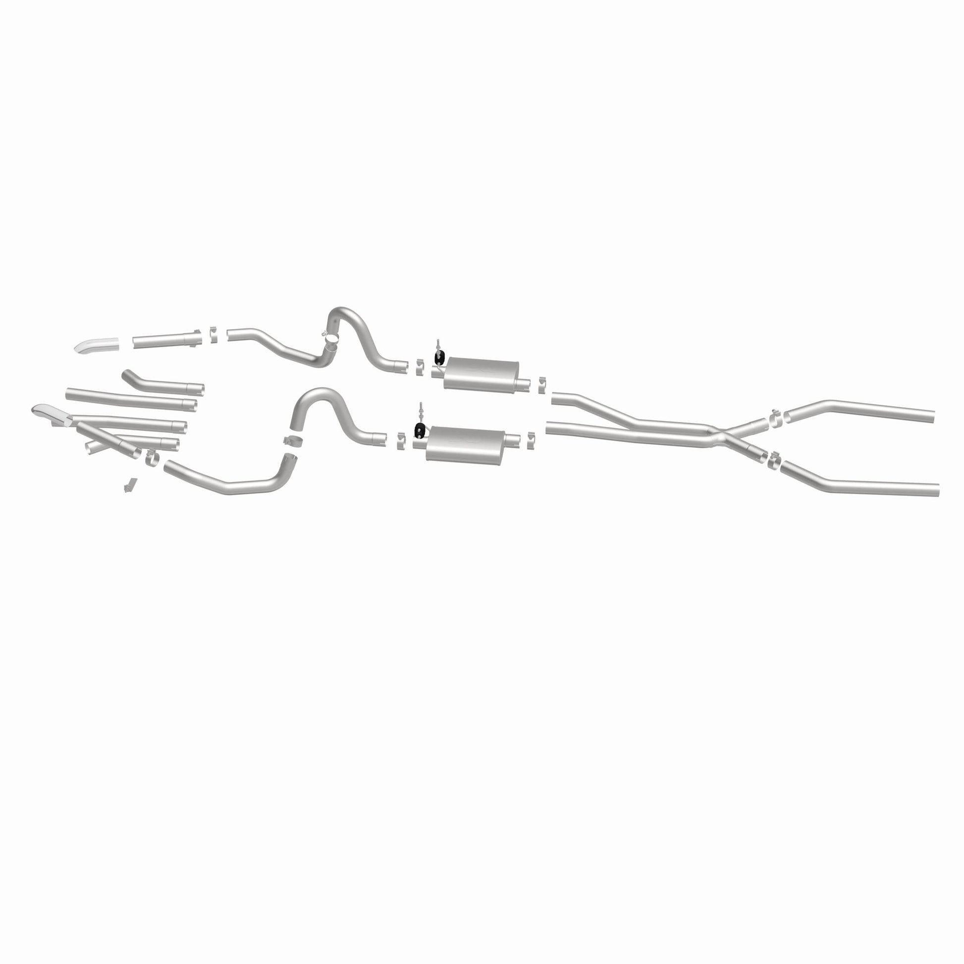 Magnaflow Street Series Stainless Crossmember-Back System by MagnaFlow Exhaust Products