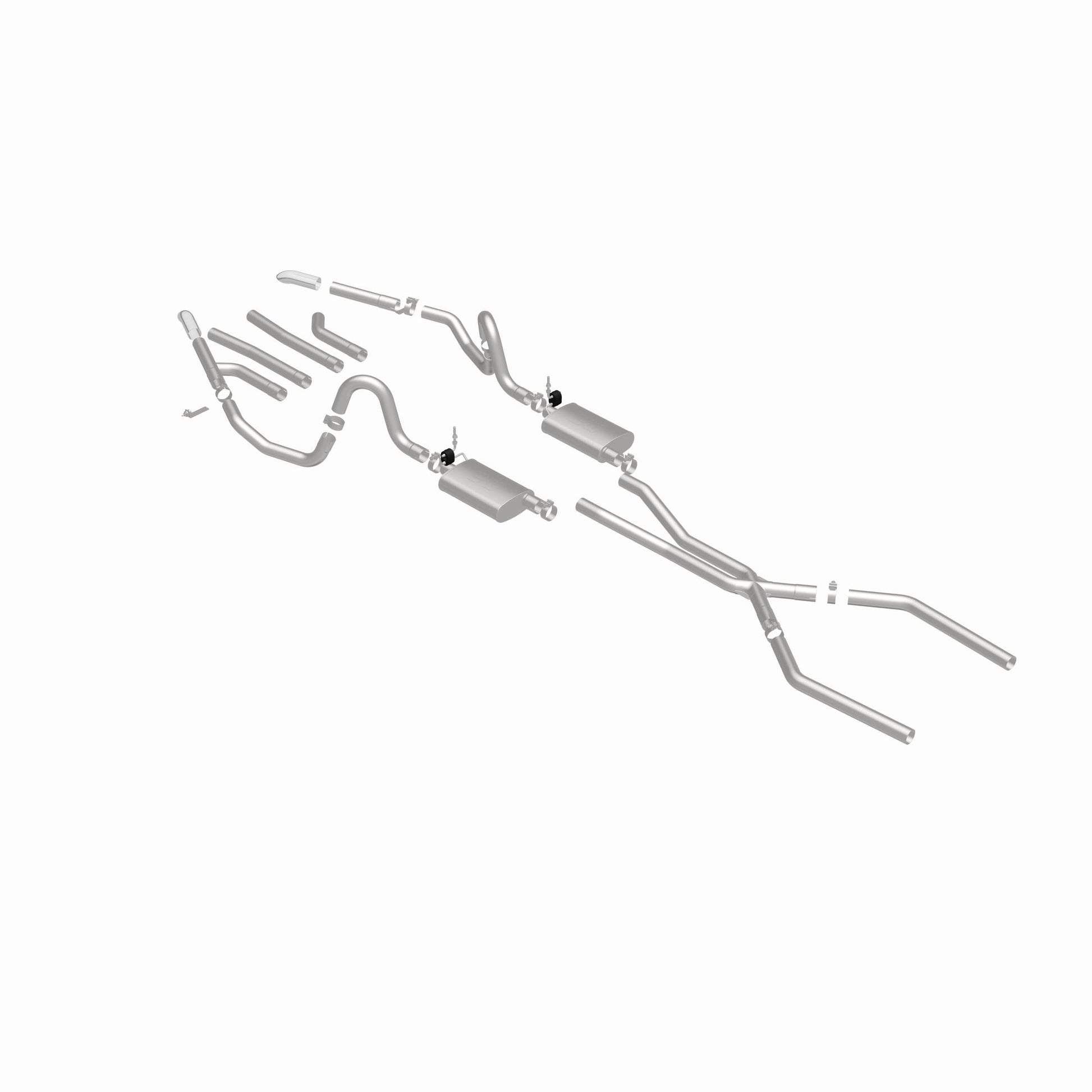 Magnaflow Street Series Stainless Crossmember-Back System by MagnaFlow Exhaust Products