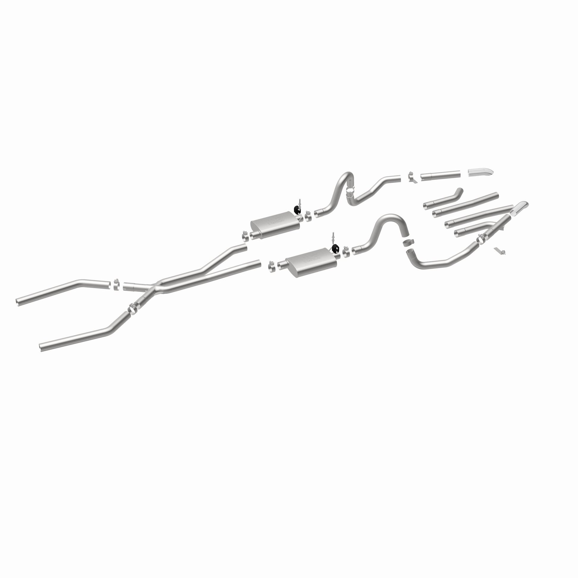 Magnaflow Street Series Stainless Crossmember-Back System by MagnaFlow Exhaust Products