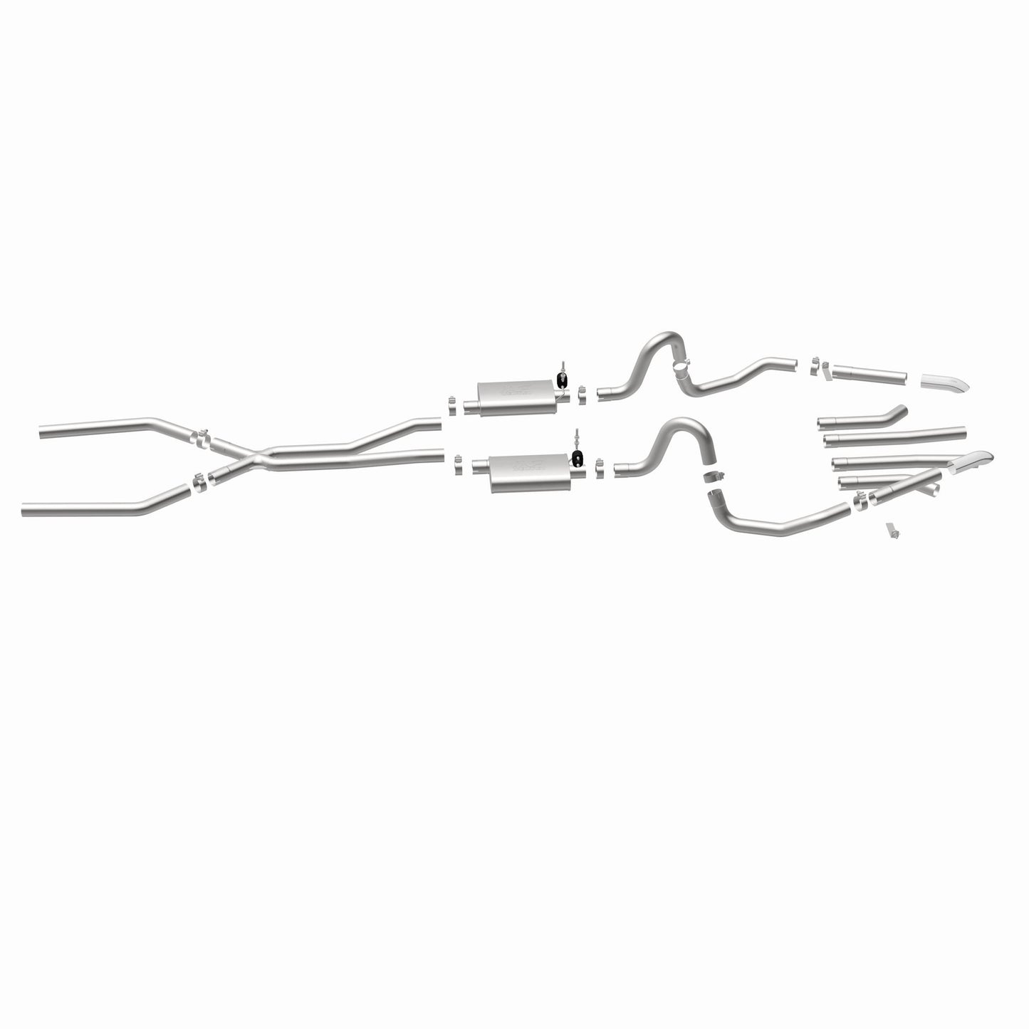 Magnaflow Street Series Stainless Crossmember-Back System by MagnaFlow Exhaust Products
