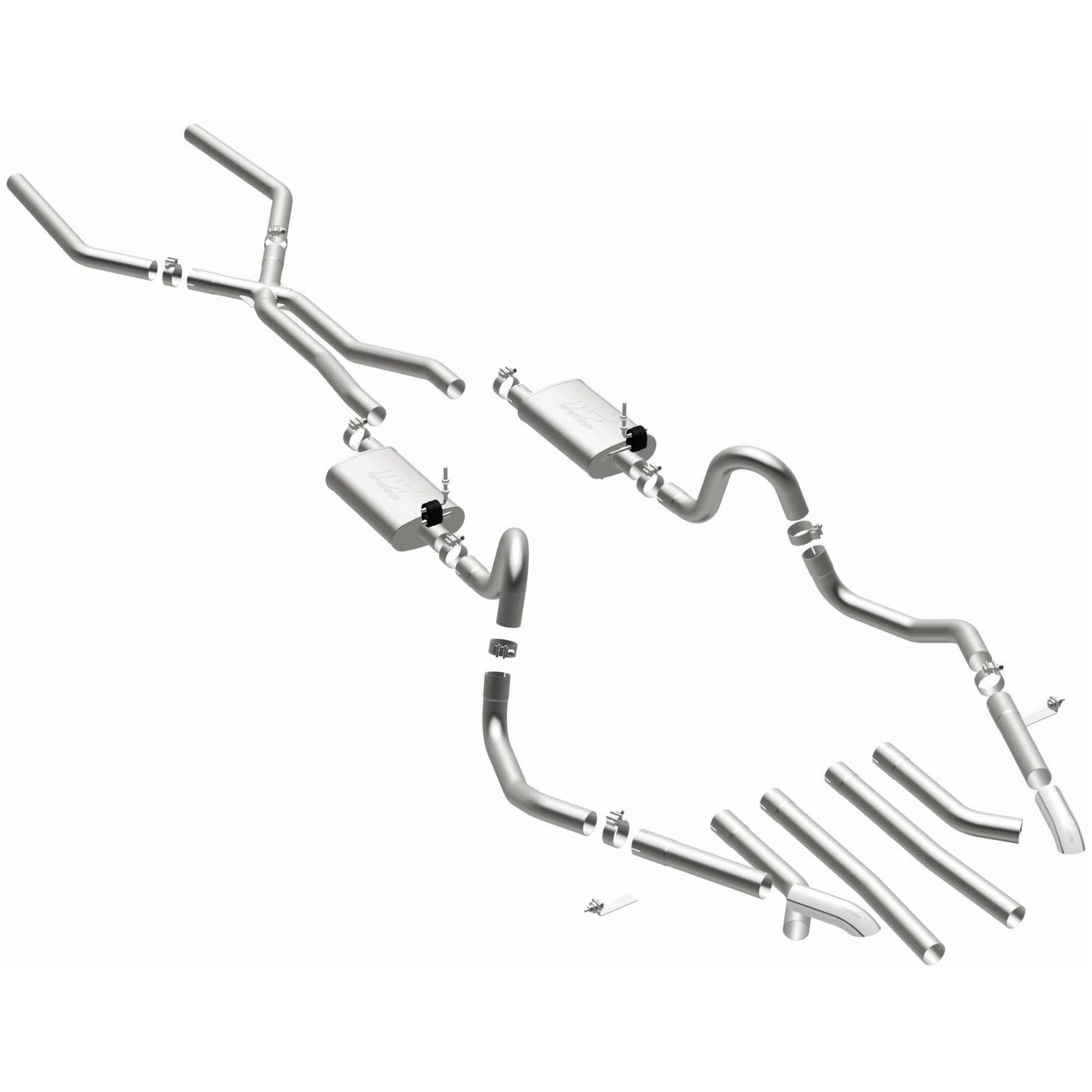 Magnaflow Street Series Stainless Crossmember-Back System by MagnaFlow Exhaust Products