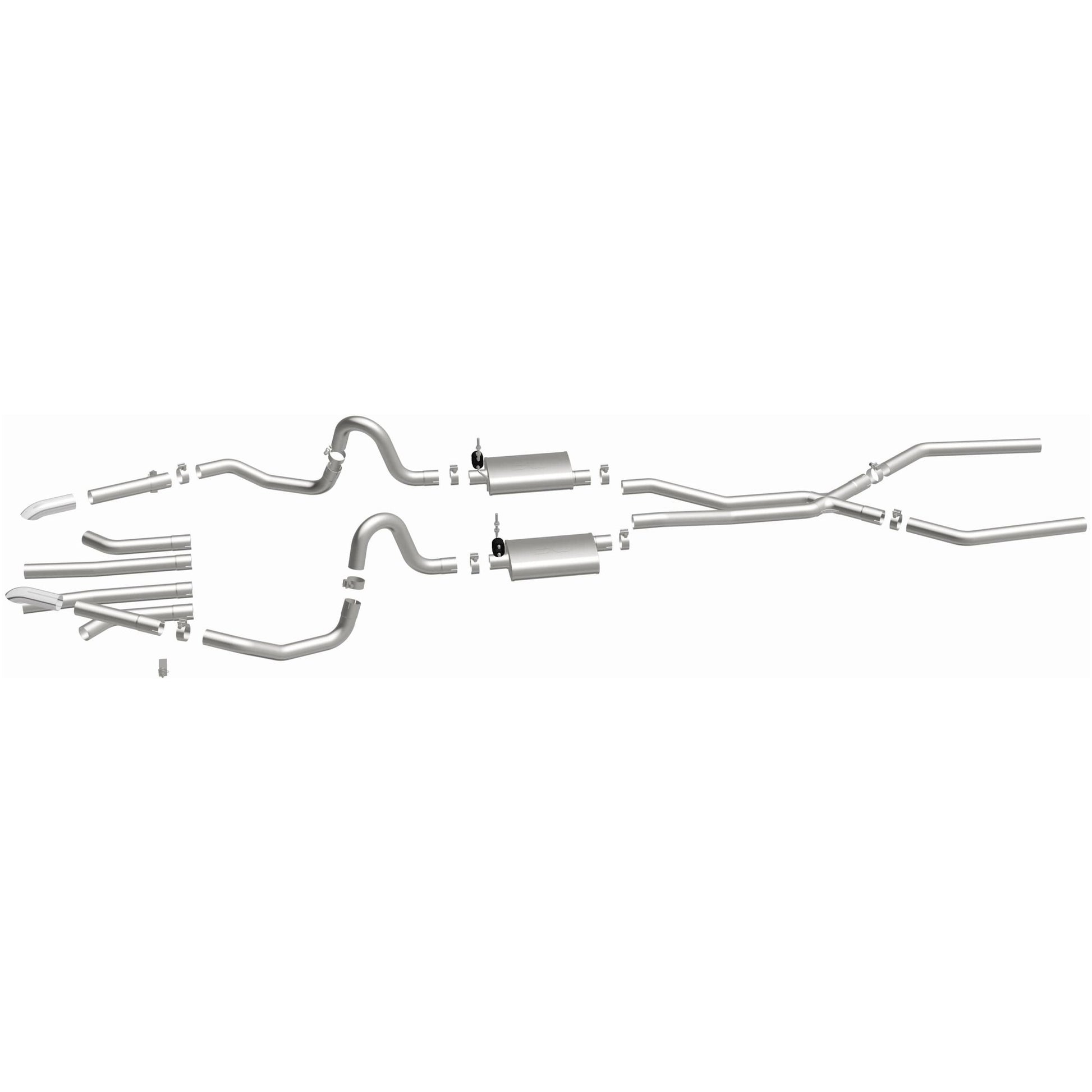 Magnaflow Street Series Stainless Crossmember-Back System by MagnaFlow Exhaust Products