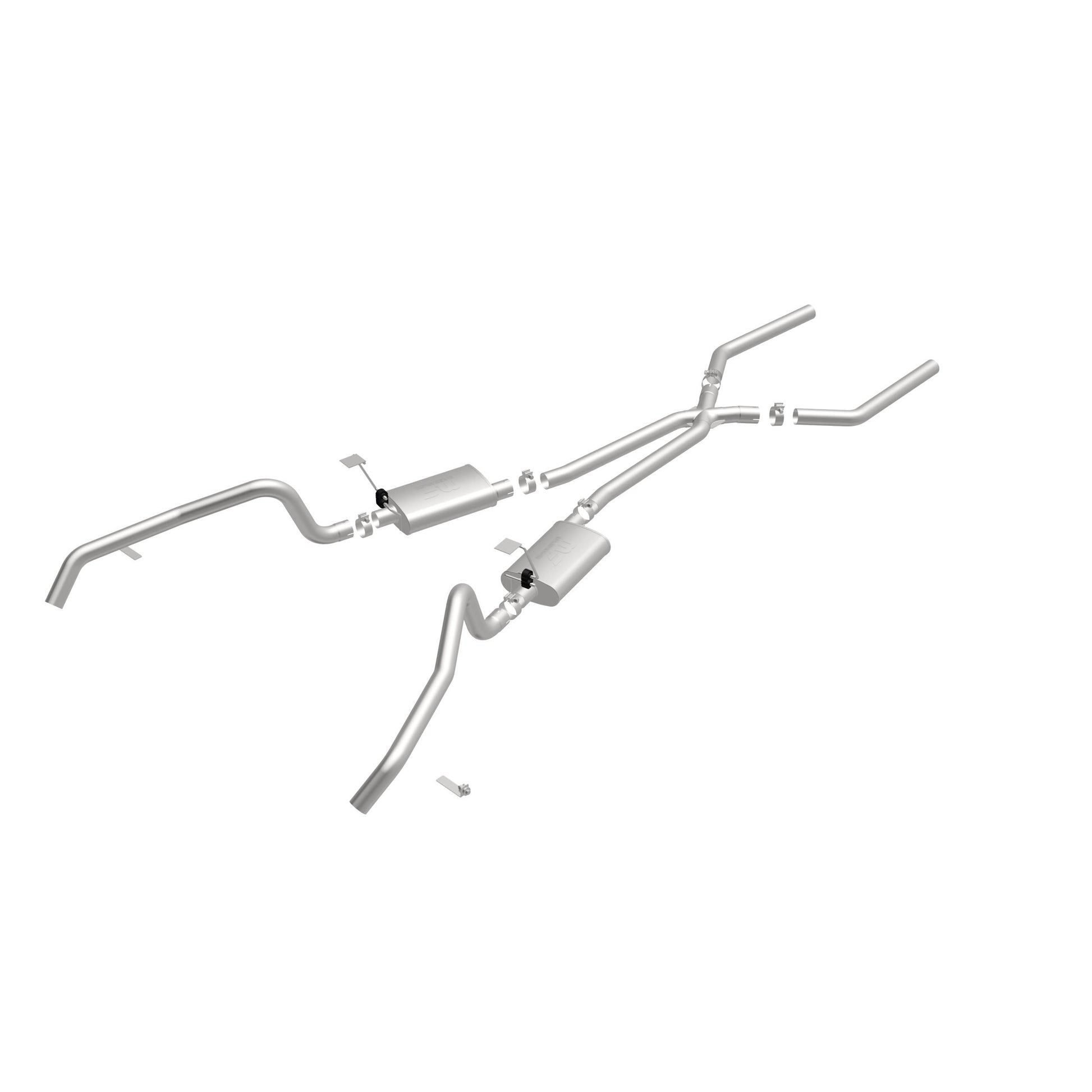 Magnaflow Street Series Stainless Crossmember-Back System by MagnaFlow Exhaust Products