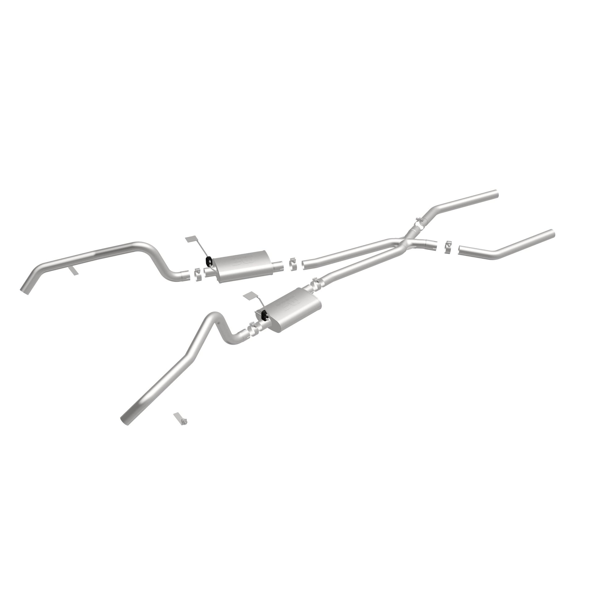 Magnaflow Street Series Stainless Crossmember-Back System by MagnaFlow Exhaust Products
