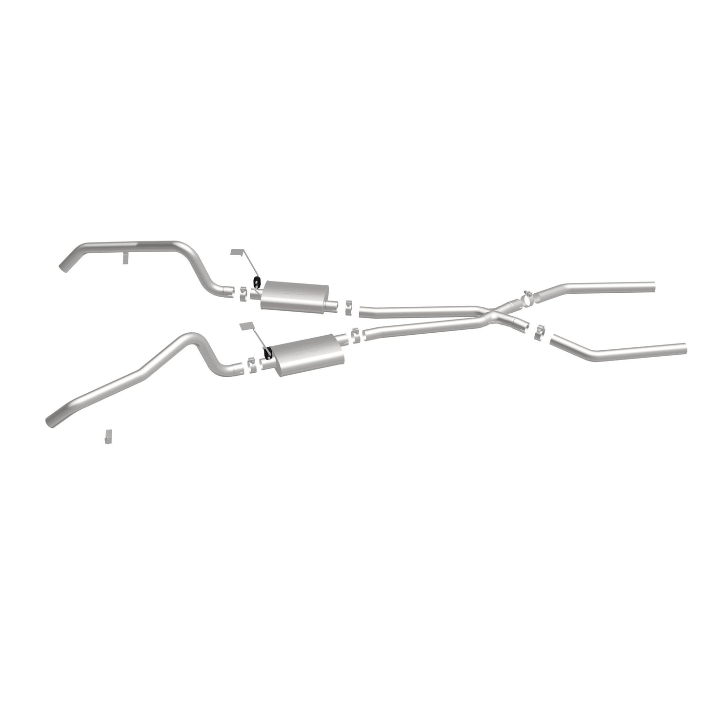 Magnaflow Street Series Stainless Crossmember-Back System by MagnaFlow Exhaust Products