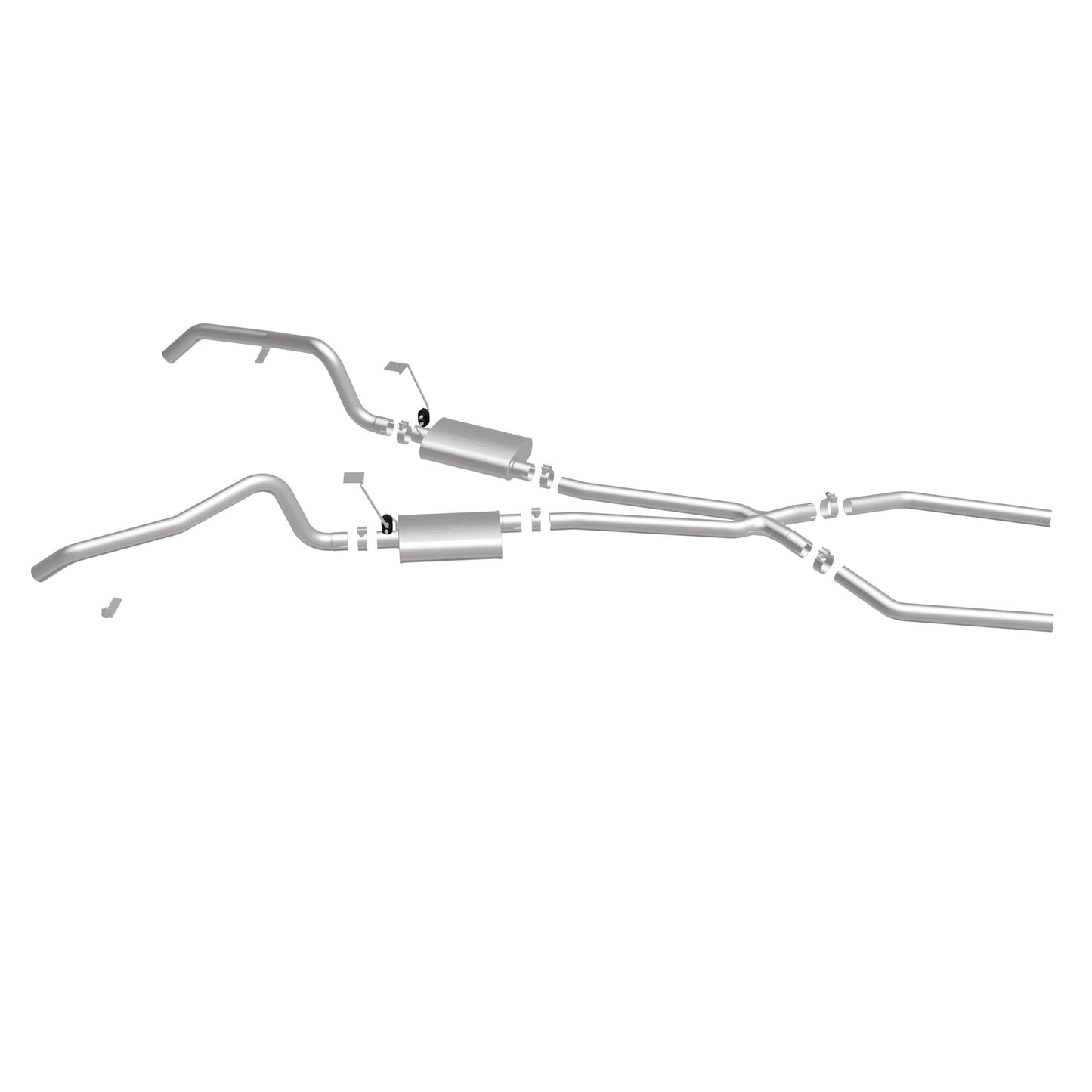 Magnaflow Street Series Stainless Crossmember-Back System by MagnaFlow Exhaust Products