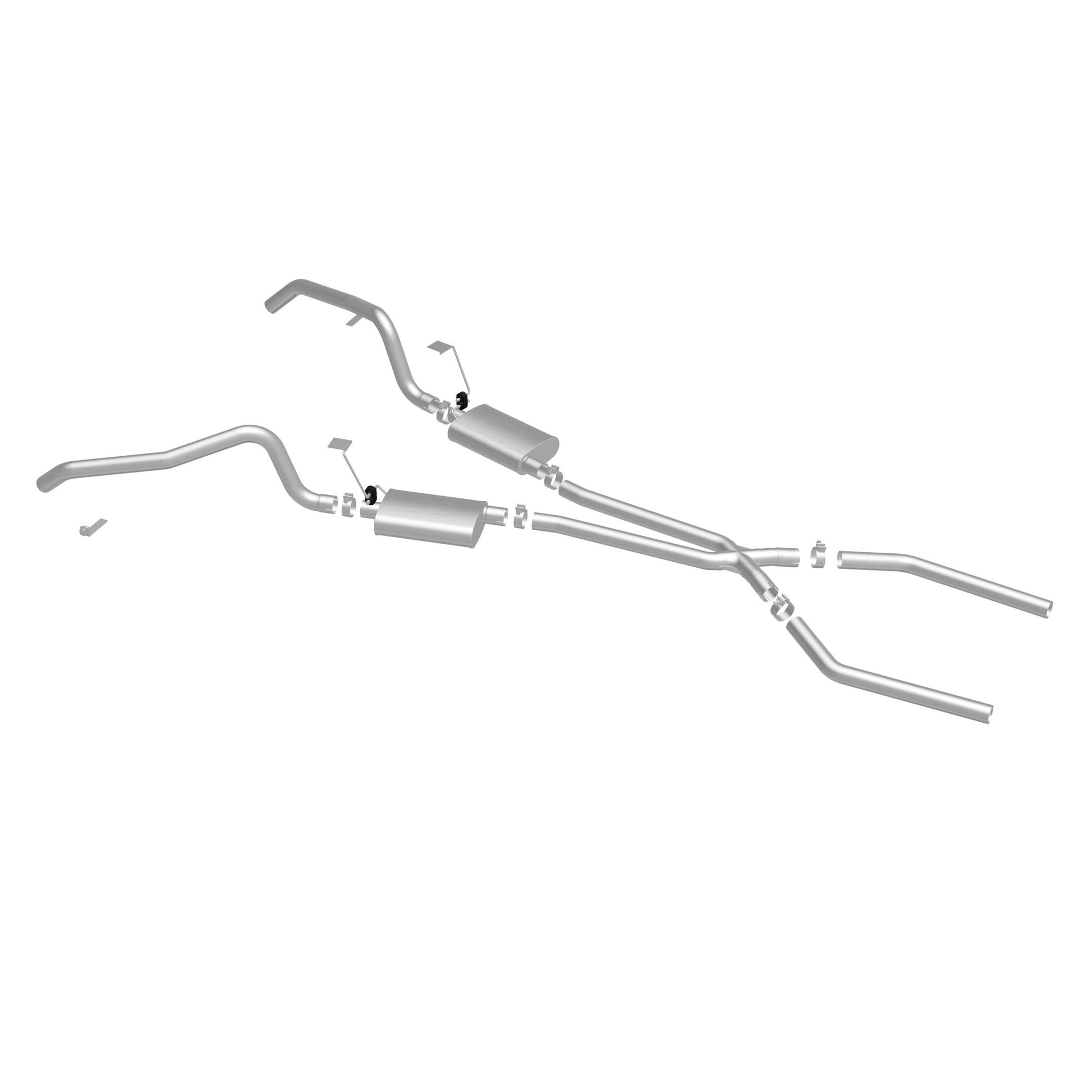 Magnaflow Street Series Stainless Crossmember-Back System by MagnaFlow Exhaust Products