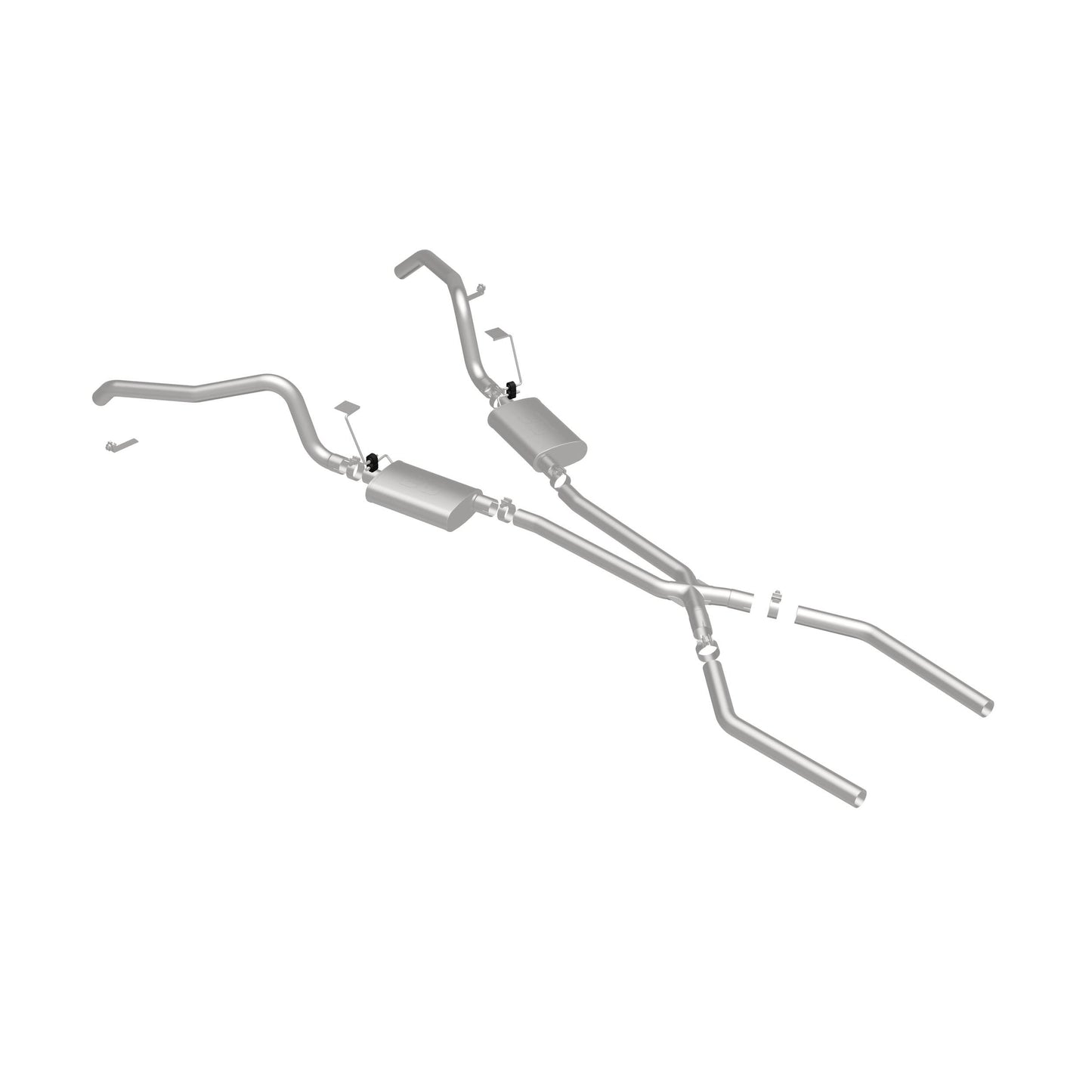 Magnaflow Street Series Stainless Crossmember-Back System by MagnaFlow Exhaust Products