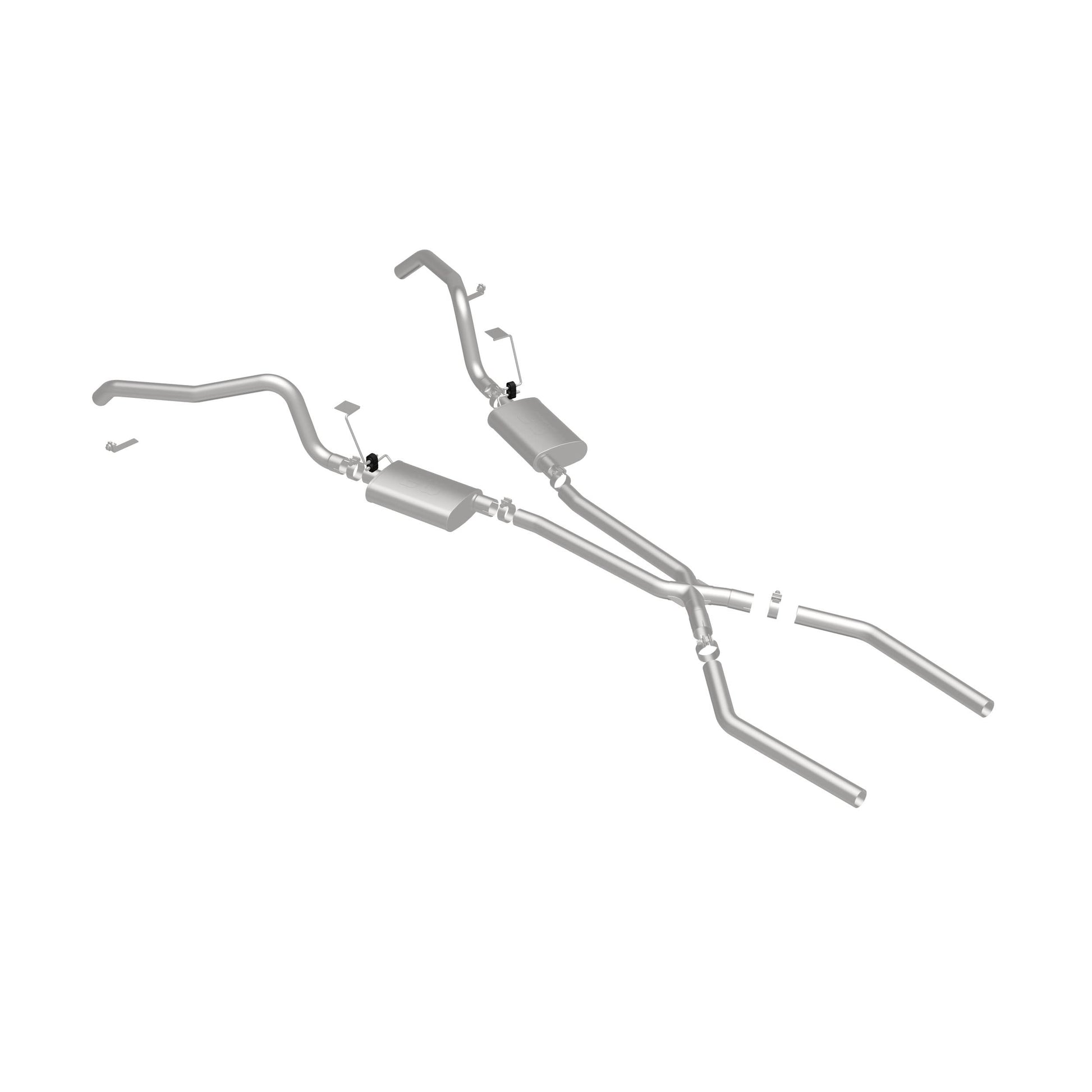 Magnaflow Street Series Stainless Crossmember-Back System by MagnaFlow Exhaust Products