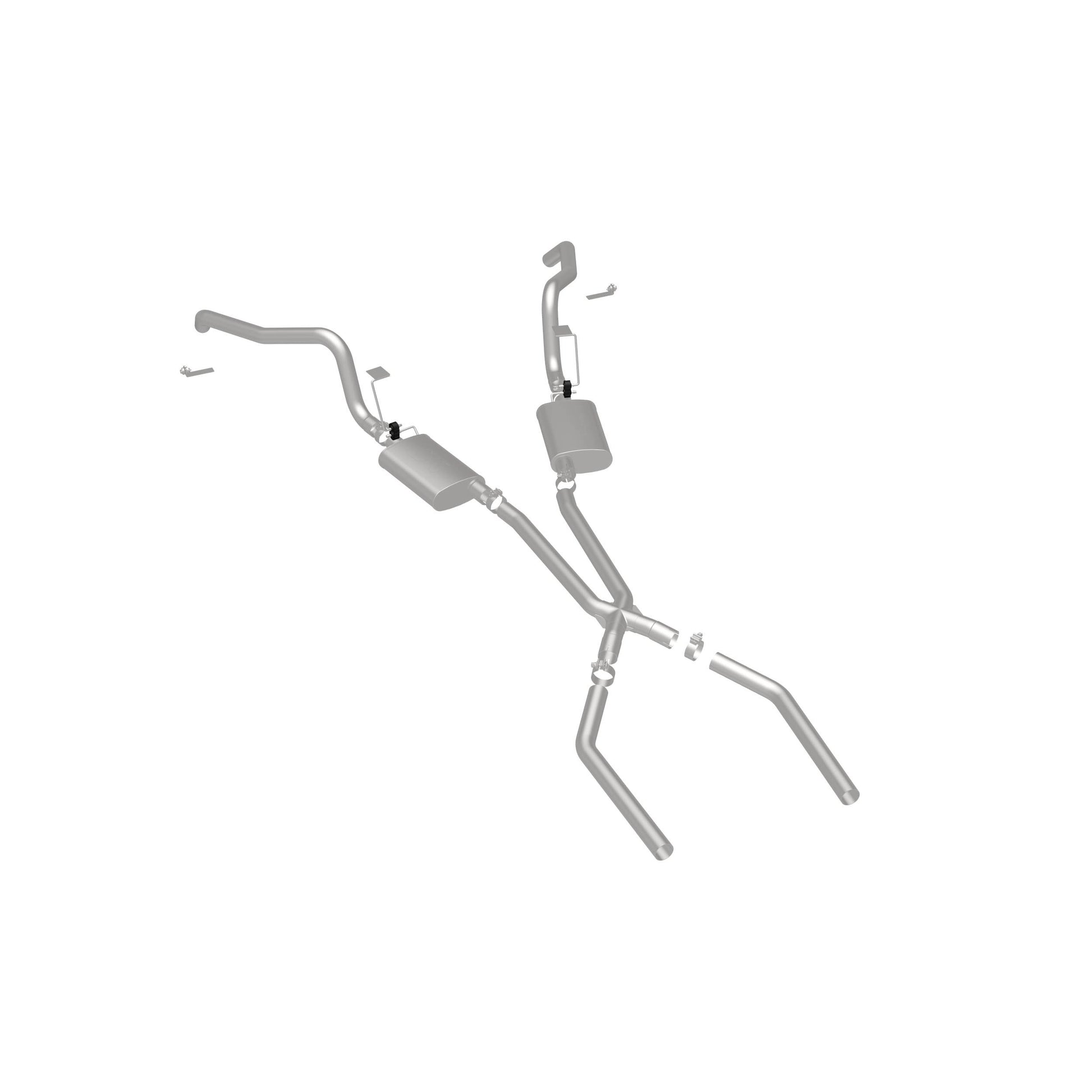 Magnaflow Street Series Stainless Crossmember-Back System by MagnaFlow Exhaust Products