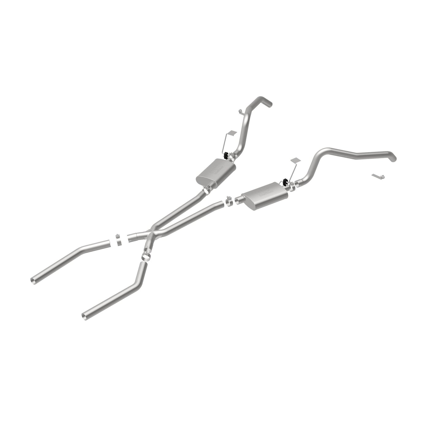 Magnaflow Street Series Stainless Crossmember-Back System by MagnaFlow Exhaust Products