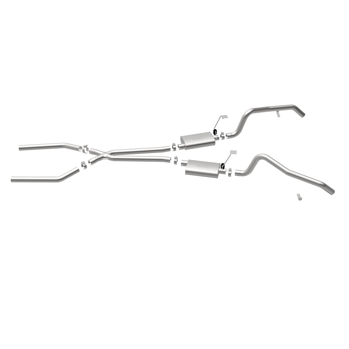 Magnaflow Street Series Stainless Crossmember-Back System by MagnaFlow Exhaust Products
