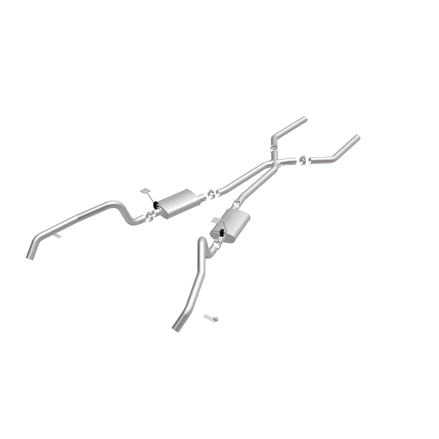 Magnaflow Street Series Stainless Crossmember-Back System by MagnaFlow Exhaust Products