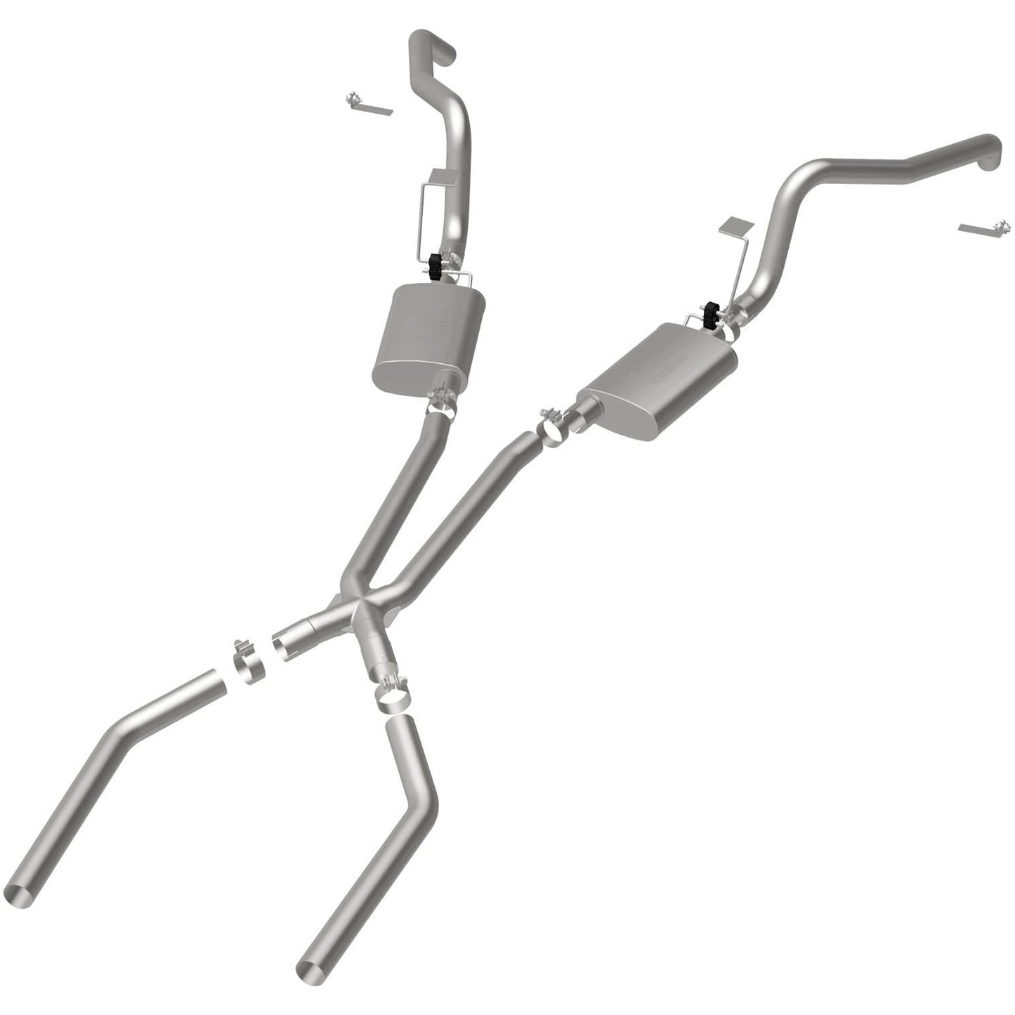Magnaflow Street Series Stainless Crossmember-Back System by MagnaFlow Exhaust Products