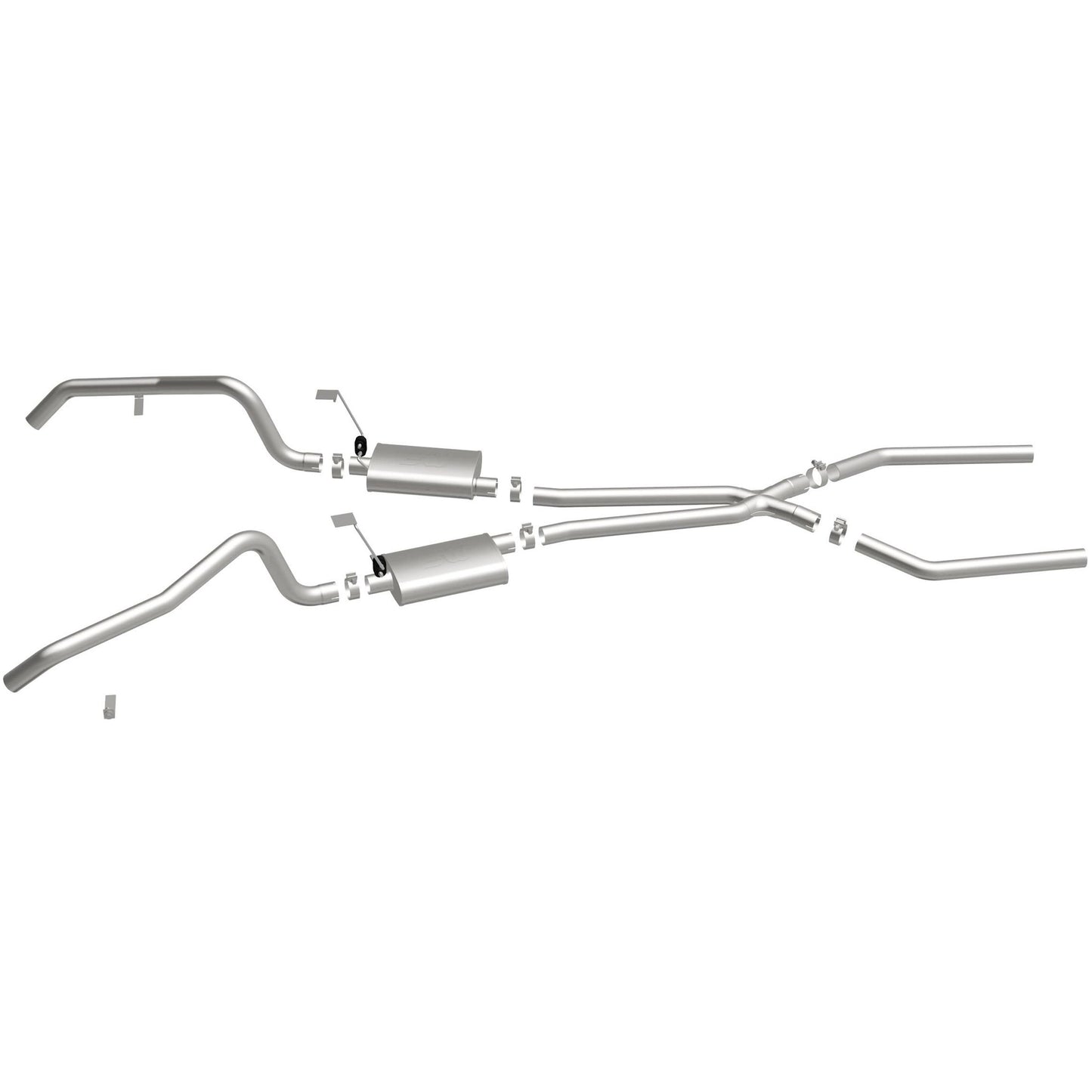 Magnaflow Street Series Stainless Crossmember-Back System by MagnaFlow Exhaust Products
