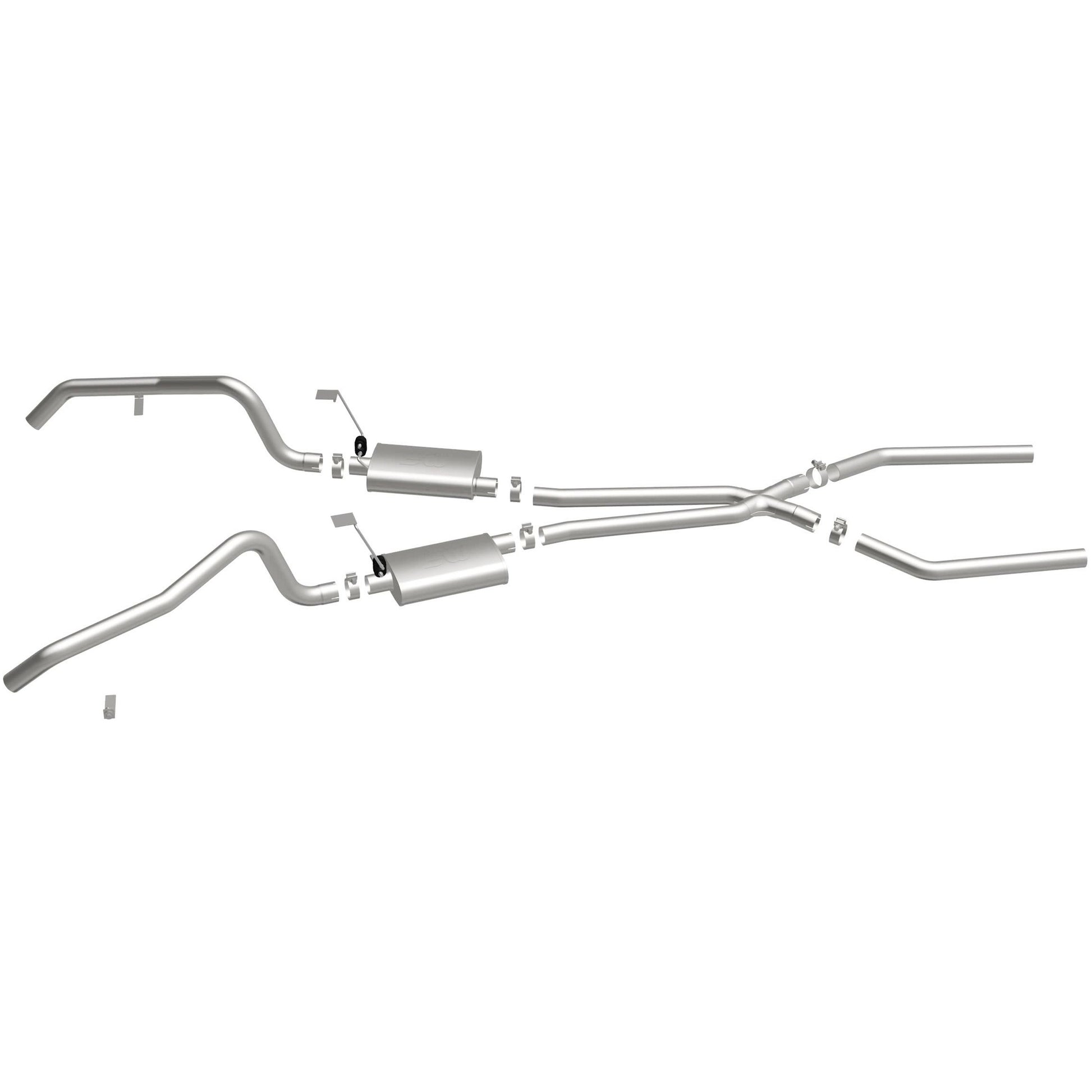 Magnaflow Street Series Stainless Crossmember-Back System by MagnaFlow Exhaust Products