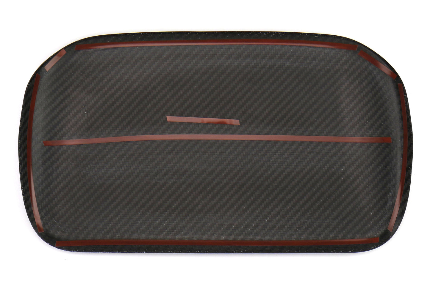 OLM Dry Carbon Fiber Console Hood Cover - 2015-2017 WRX / STI 14-18 Forester 13-17 Crosstrek by MYX Automotive