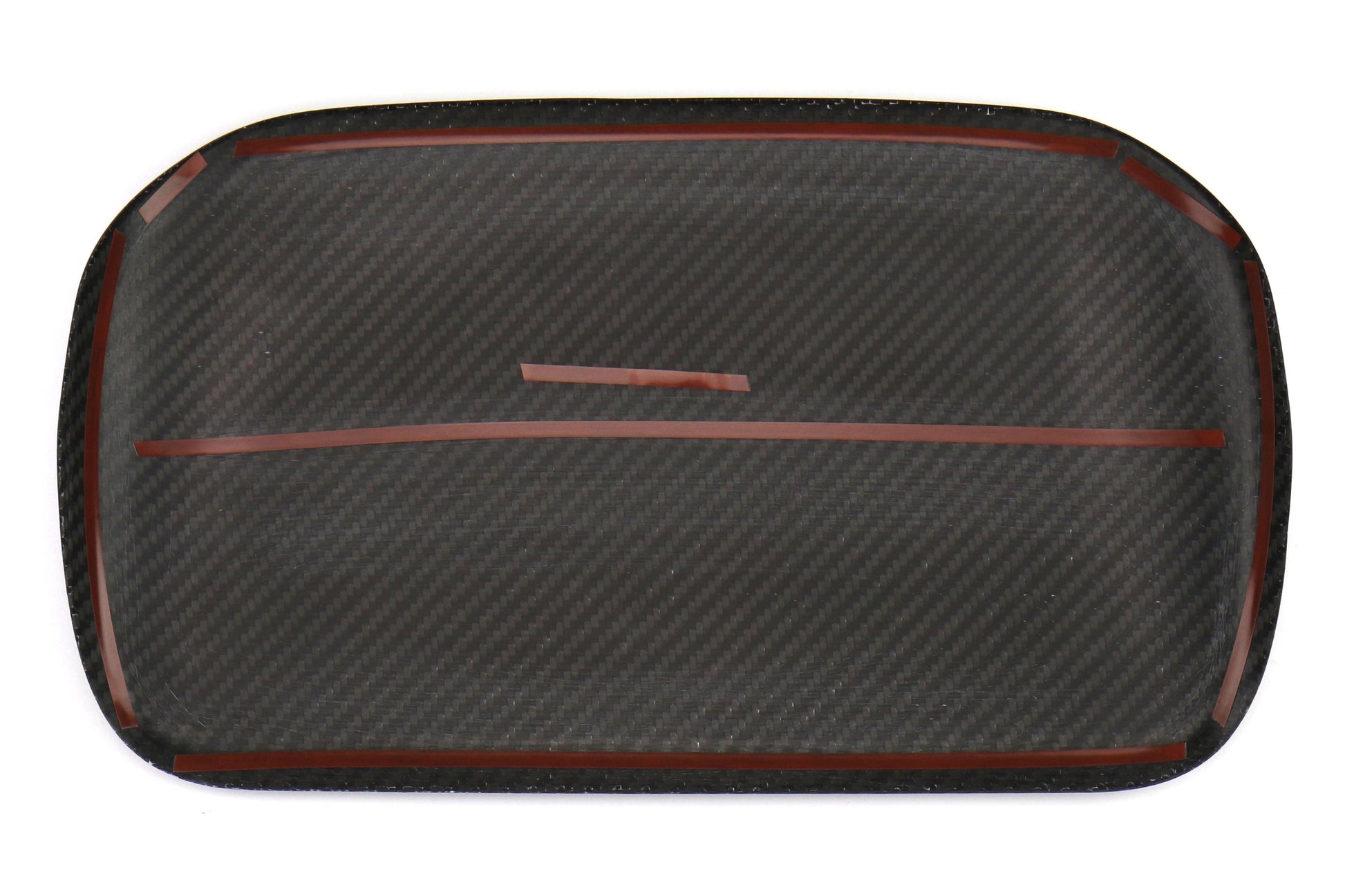 OLM Dry Carbon Fiber Console Hood Cover - 2015-2017 WRX / STI 14-18 Forester 13-17 Crosstrek by MYX Automotive