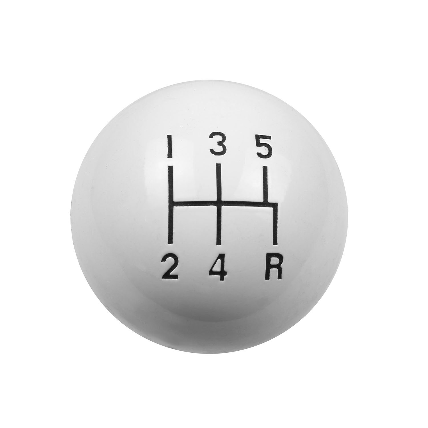 Hurst Shift Knob - 5-Speed Pattern - White by Hurst