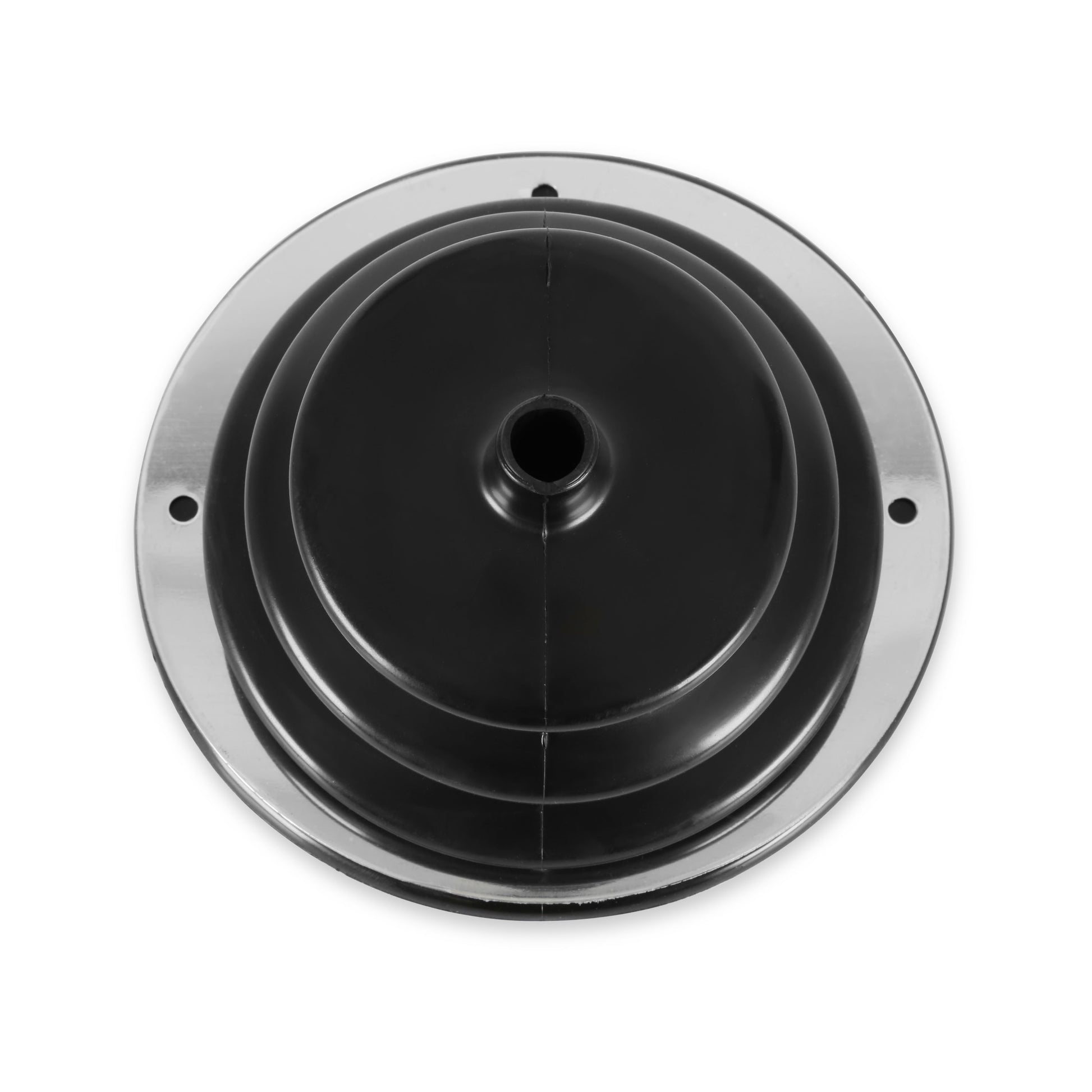 Small round boot with 5-1/2 Inch round trim ring. by Mr Gasket
