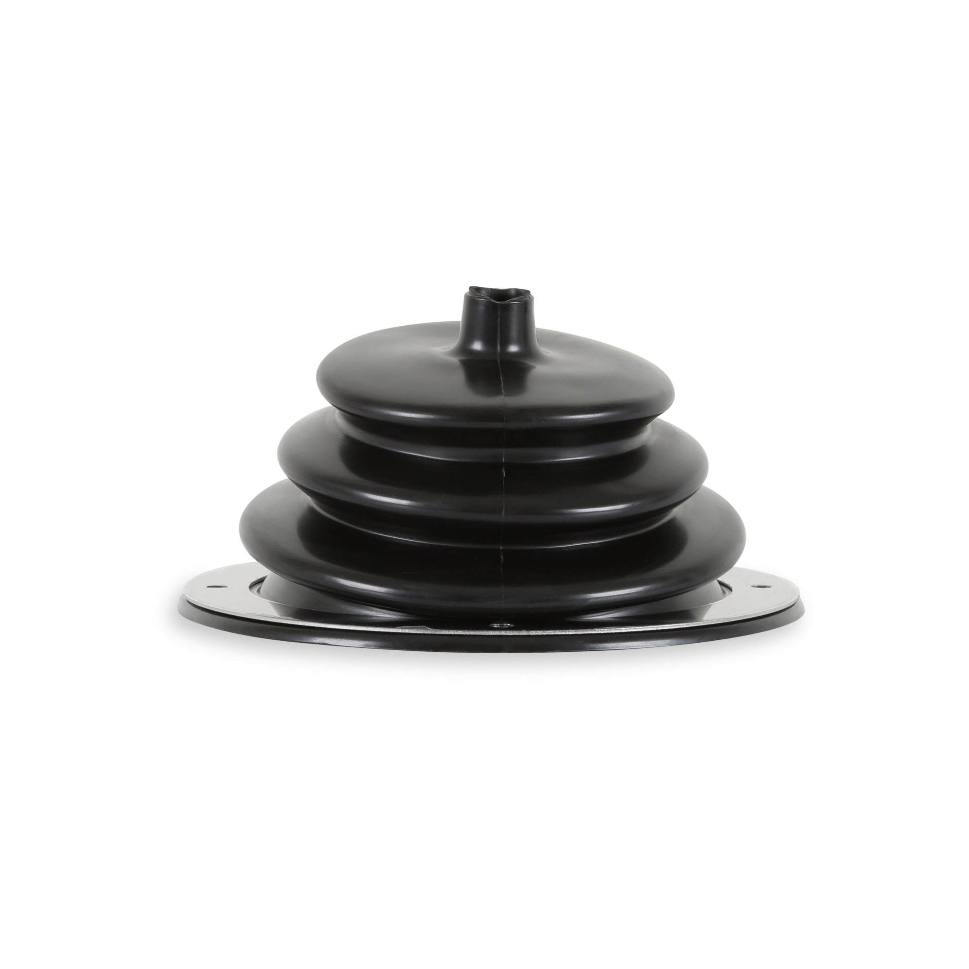 Small round boot with 5-1/2 Inch round trim ring. by Mr Gasket