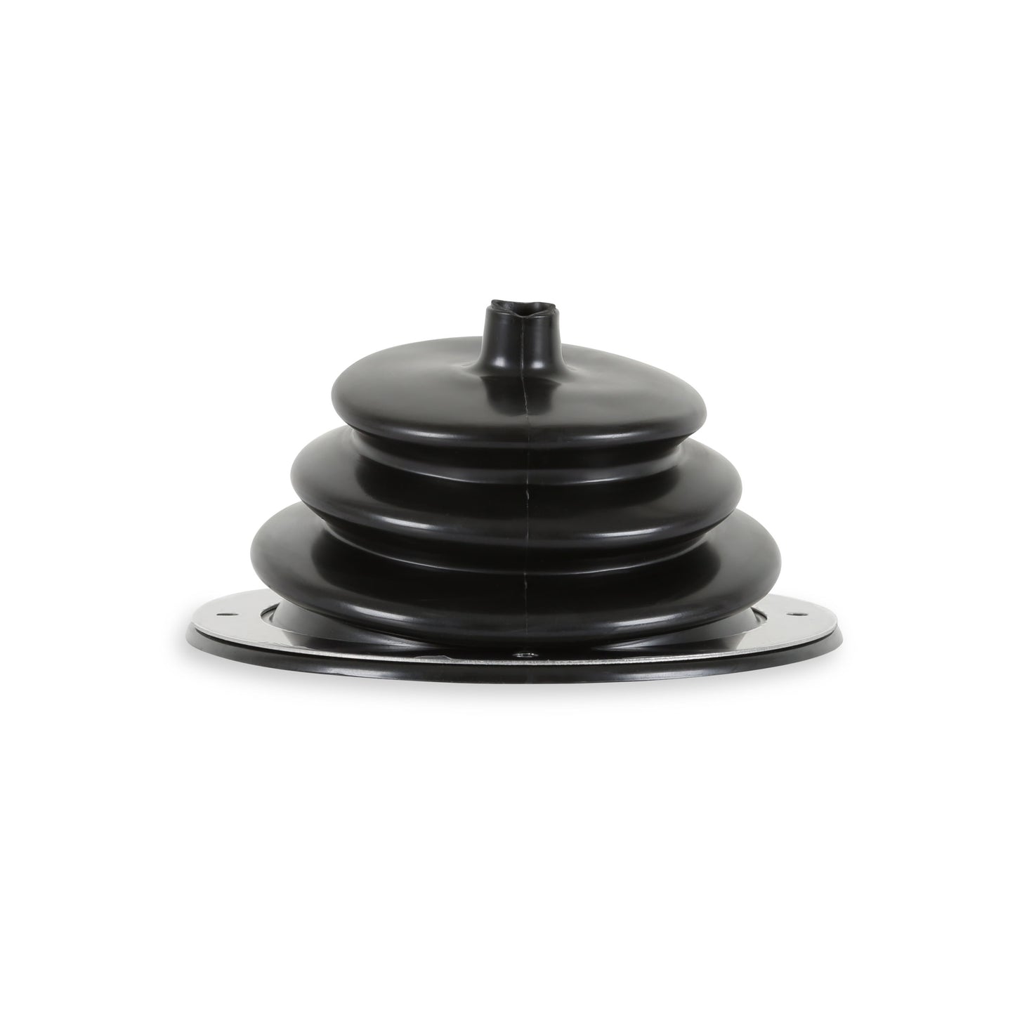 Small round boot with 5-1/2 Inch round trim ring. by Mr Gasket