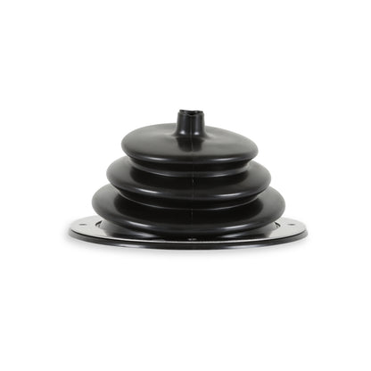 Small round boot with 5-1/2 Inch round trim ring. by Mr Gasket