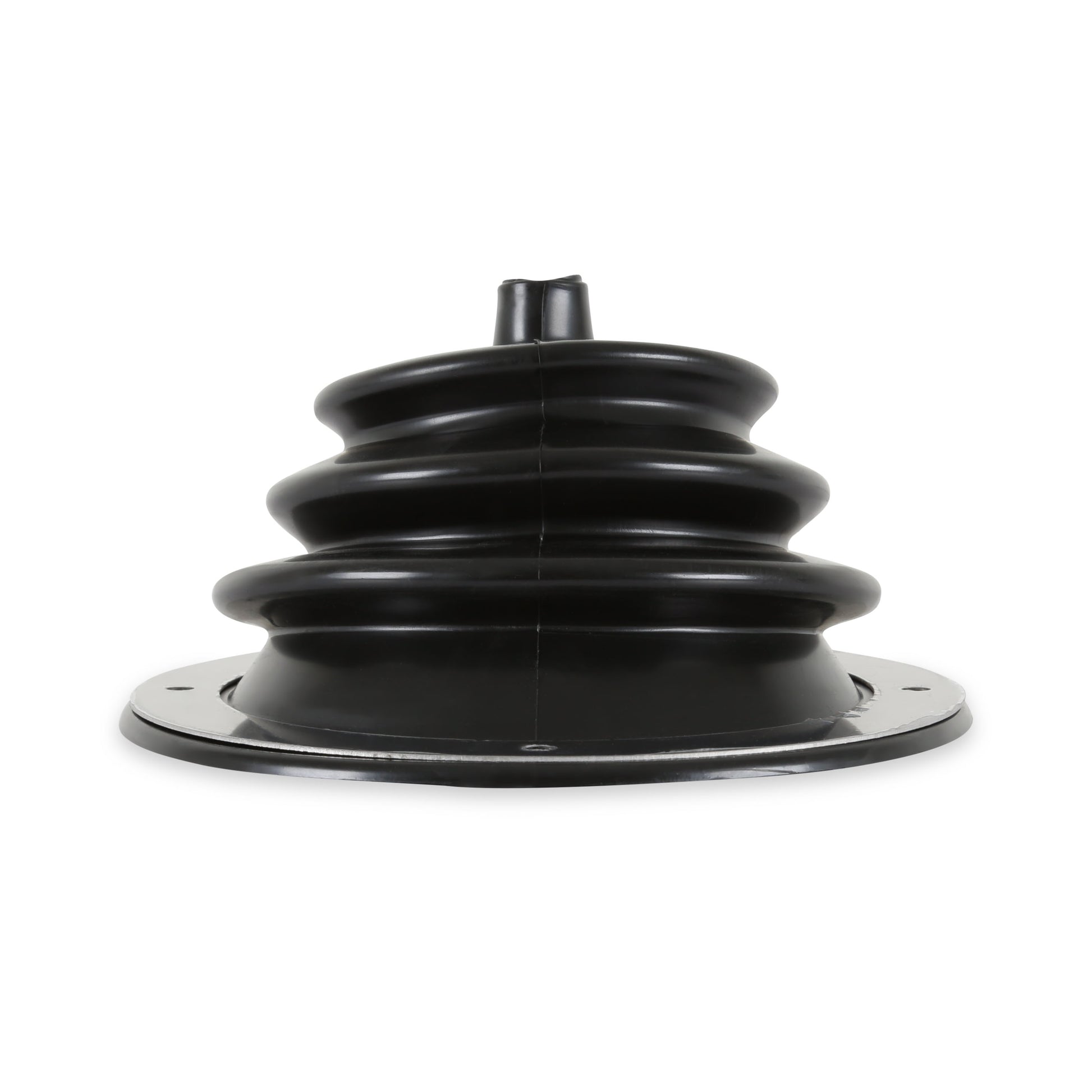 Small round boot with 5-1/2 Inch round trim ring. by Mr Gasket