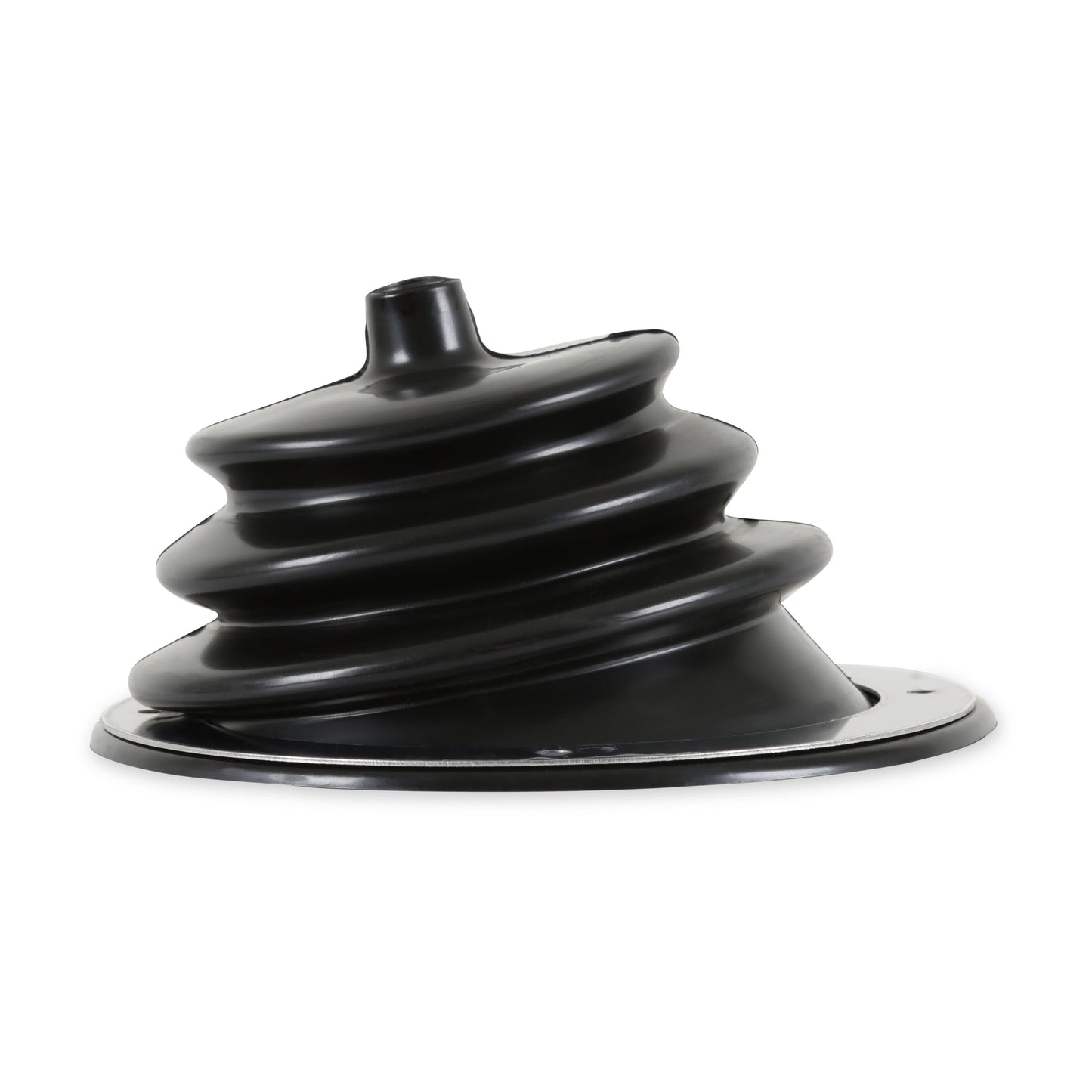 Small round boot with 5-1/2 Inch round trim ring. by Mr Gasket