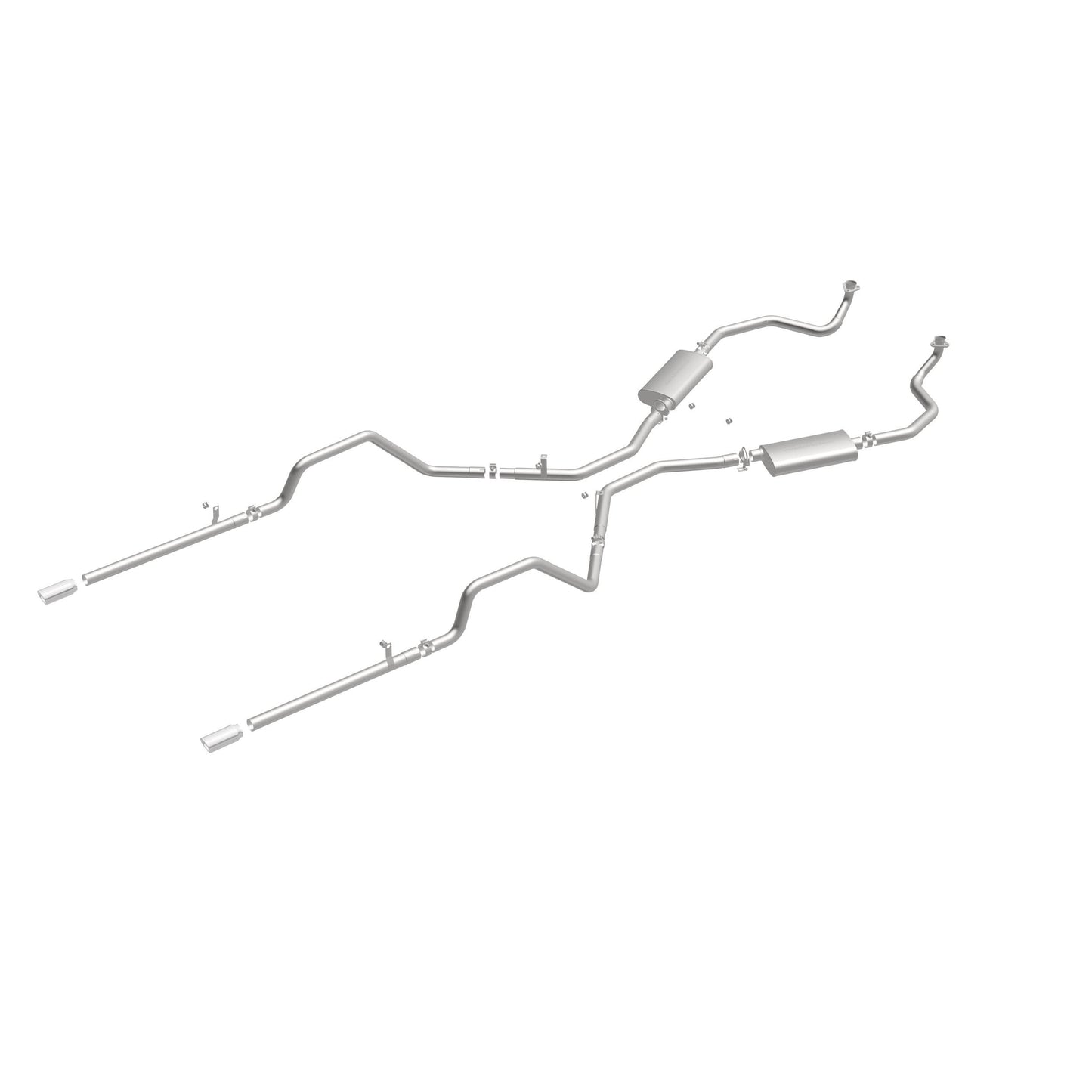 Magnaflow Street Series Stainless Crossmember-Back System by MagnaFlow Exhaust Products