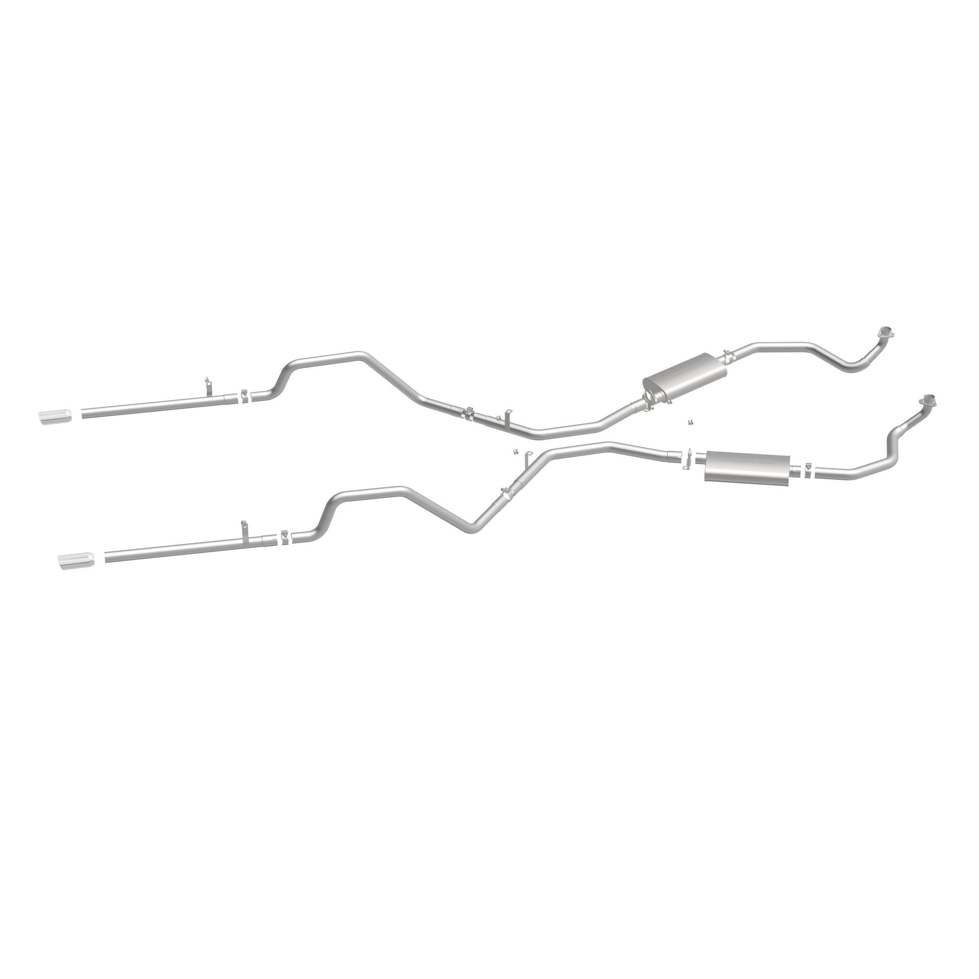 Magnaflow Street Series Stainless Crossmember-Back System by MagnaFlow Exhaust Products