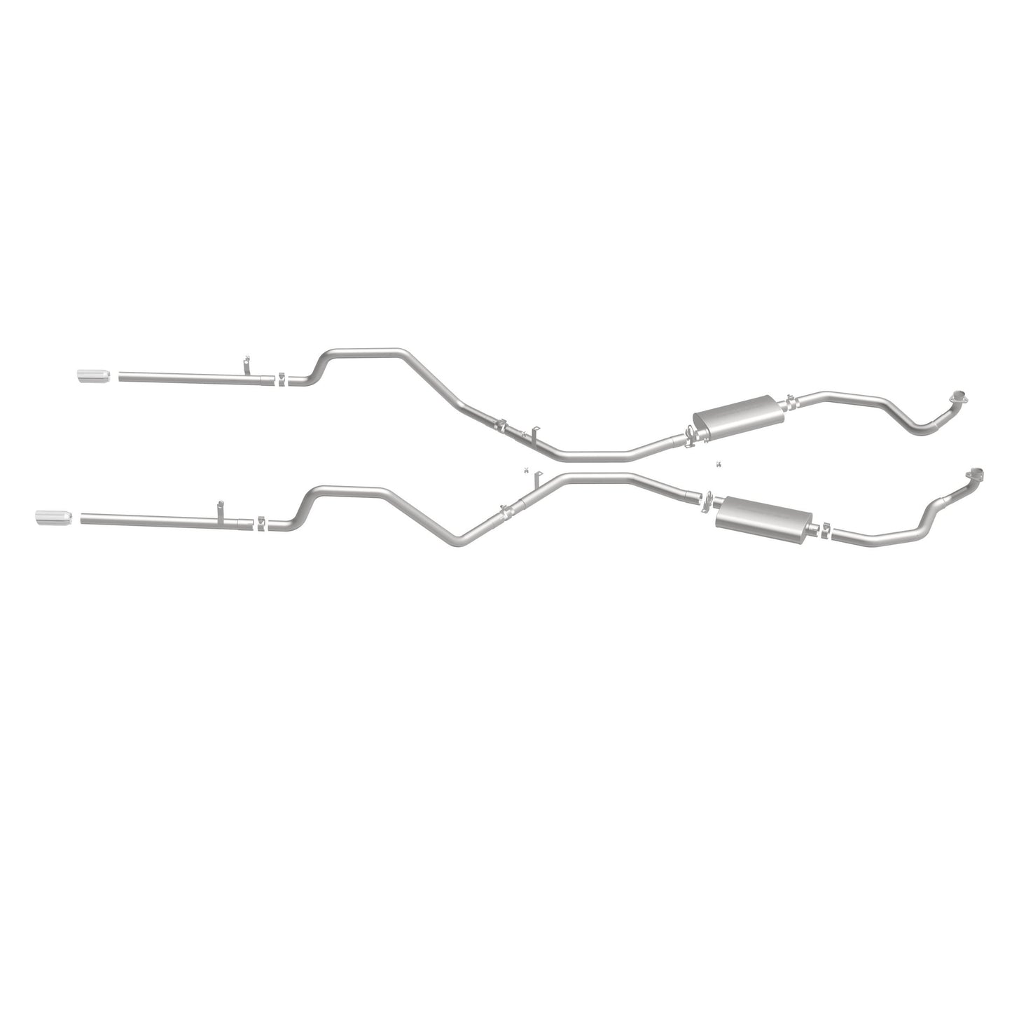 Magnaflow Street Series Stainless Crossmember-Back System by MagnaFlow Exhaust Products