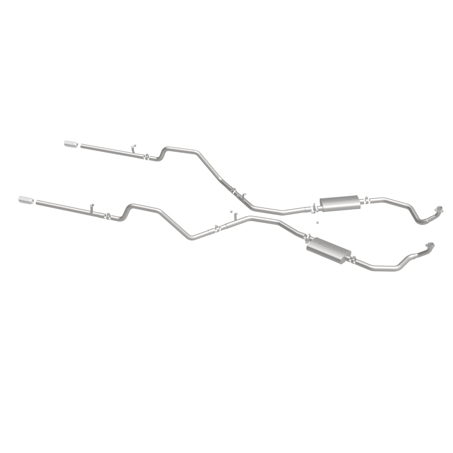 Magnaflow Street Series Stainless Crossmember-Back System by MagnaFlow Exhaust Products