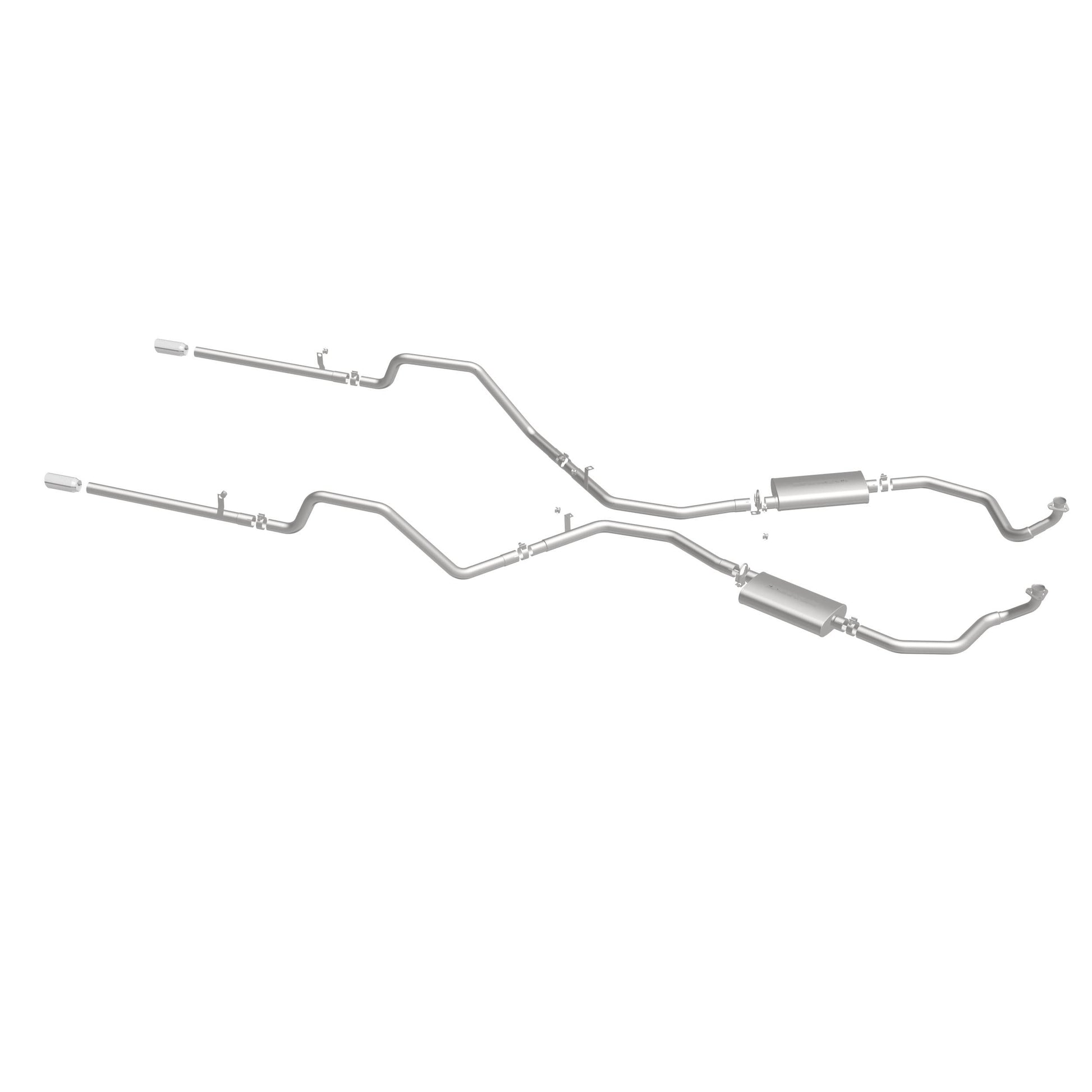Magnaflow Street Series Stainless Crossmember-Back System by MagnaFlow Exhaust Products