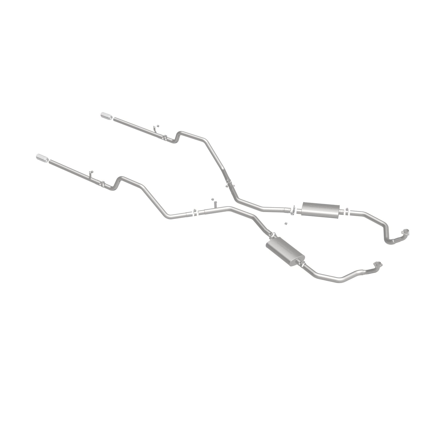 Magnaflow Street Series Stainless Crossmember-Back System by MagnaFlow Exhaust Products