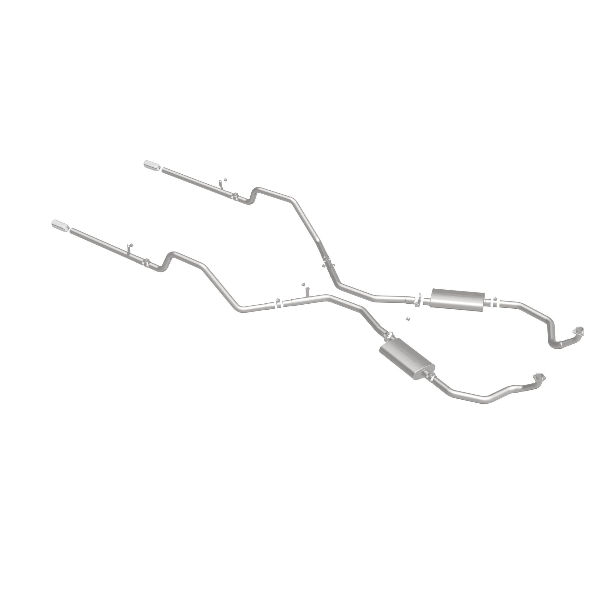 Magnaflow Street Series Stainless Crossmember-Back System by MagnaFlow Exhaust Products
