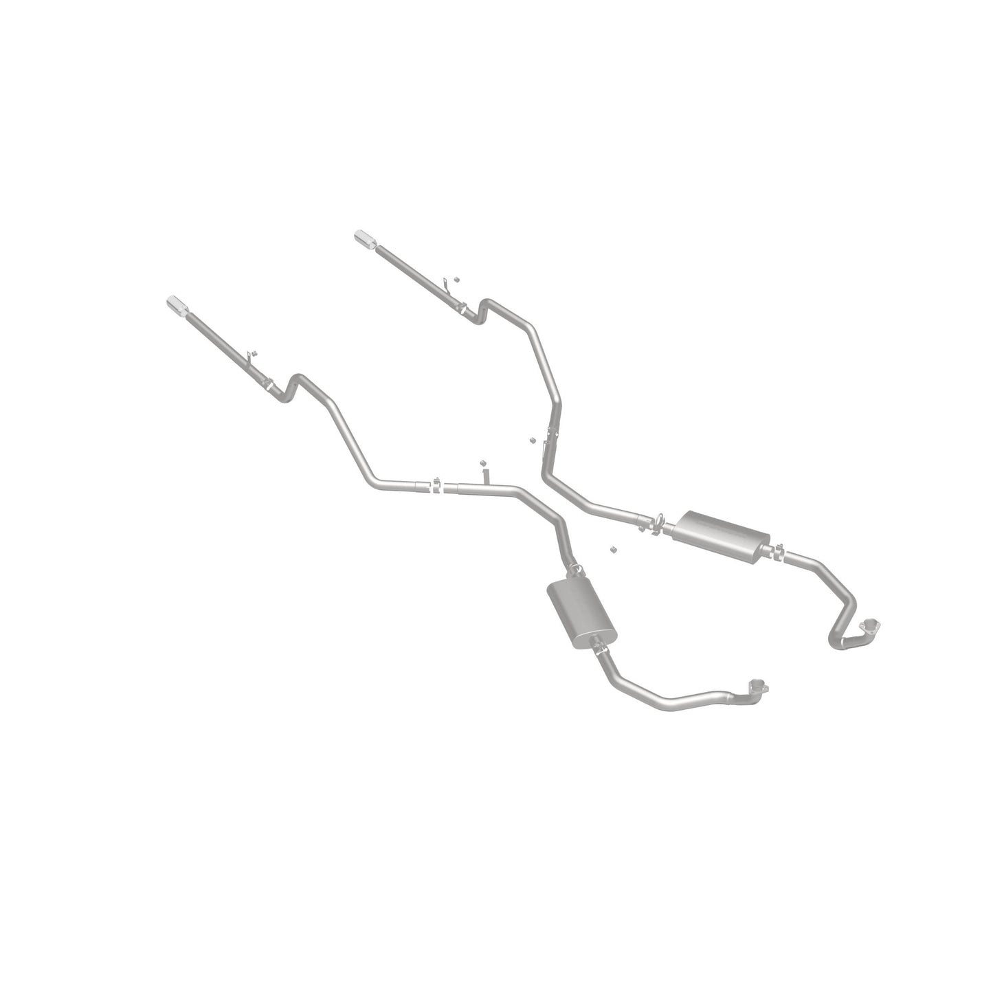 Magnaflow Street Series Stainless Crossmember-Back System by MagnaFlow Exhaust Products