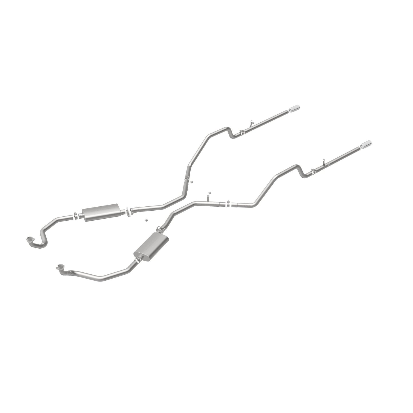 Magnaflow Street Series Stainless Crossmember-Back System by MagnaFlow Exhaust Products