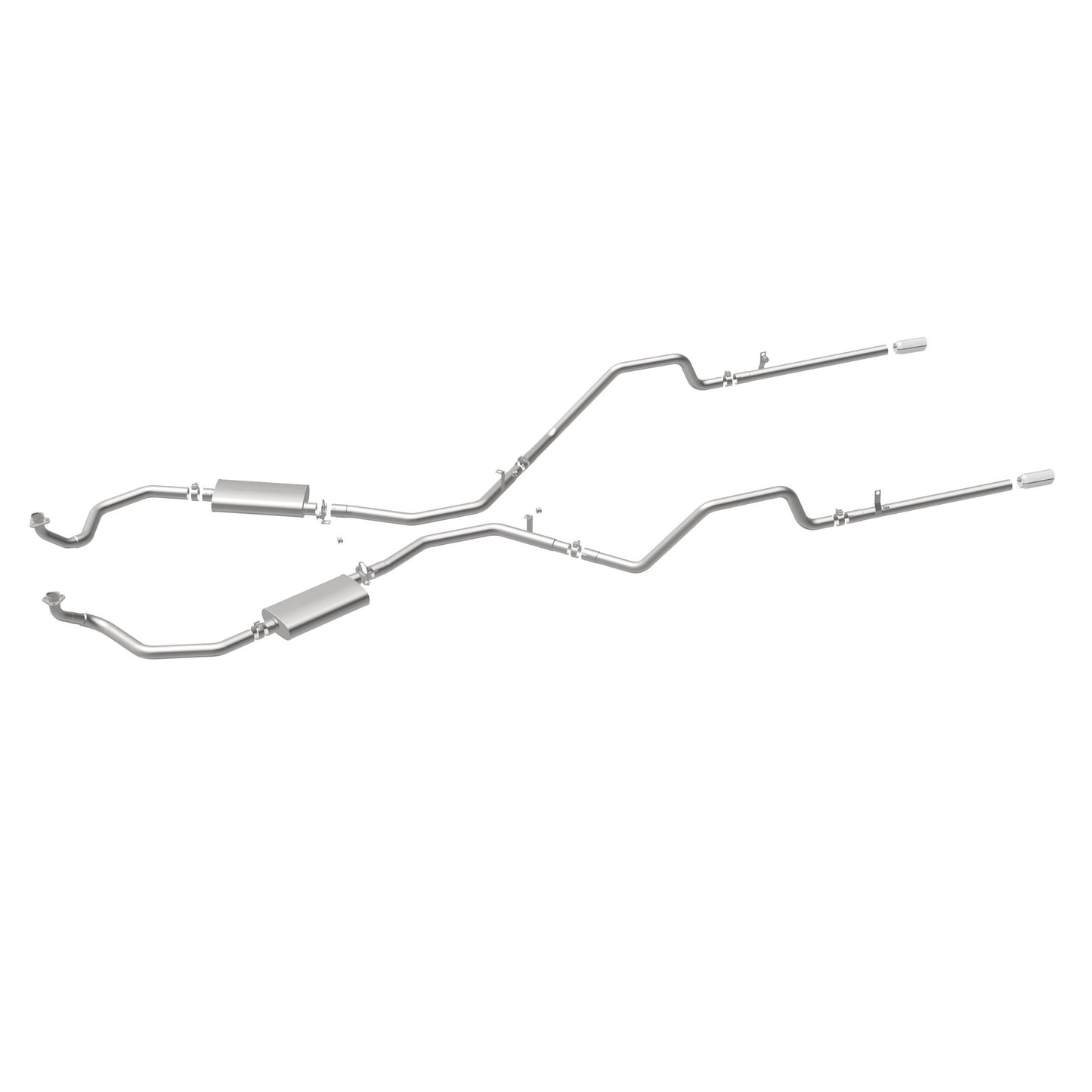 Magnaflow Street Series Stainless Crossmember-Back System by MagnaFlow Exhaust Products