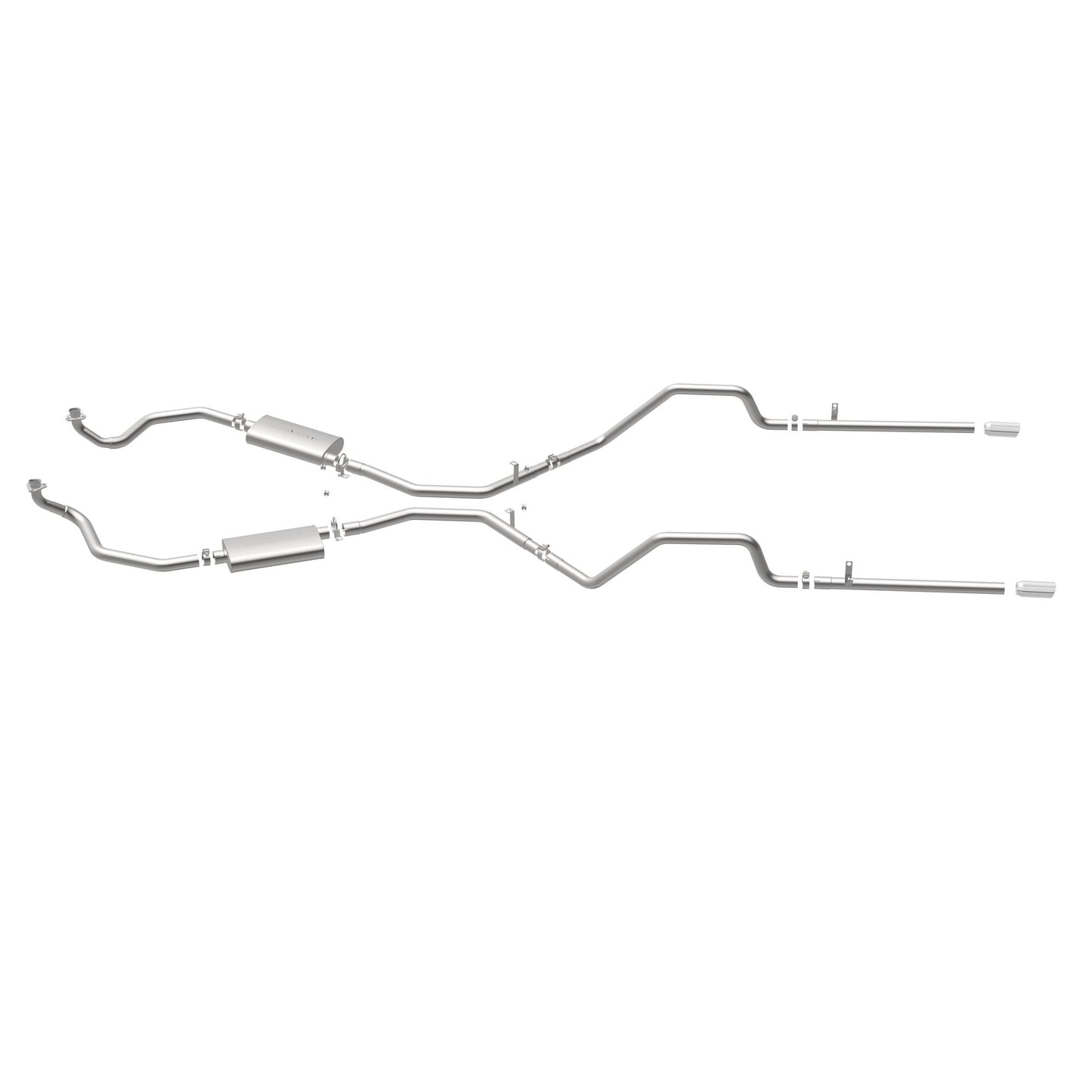 Magnaflow Street Series Stainless Crossmember-Back System by MagnaFlow Exhaust Products
