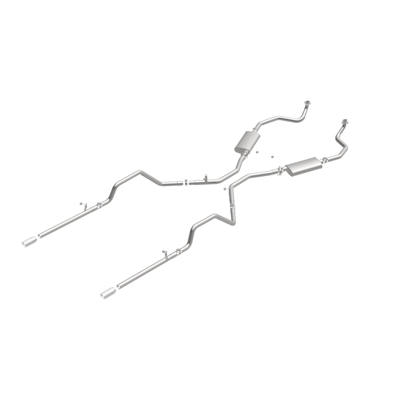 Magnaflow Street Series Stainless Crossmember-Back System by MagnaFlow Exhaust Products