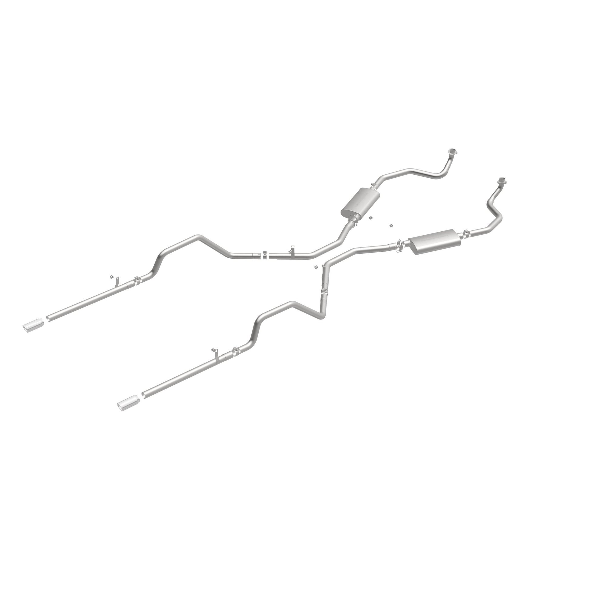 Magnaflow Street Series Stainless Crossmember-Back System by MagnaFlow Exhaust Products