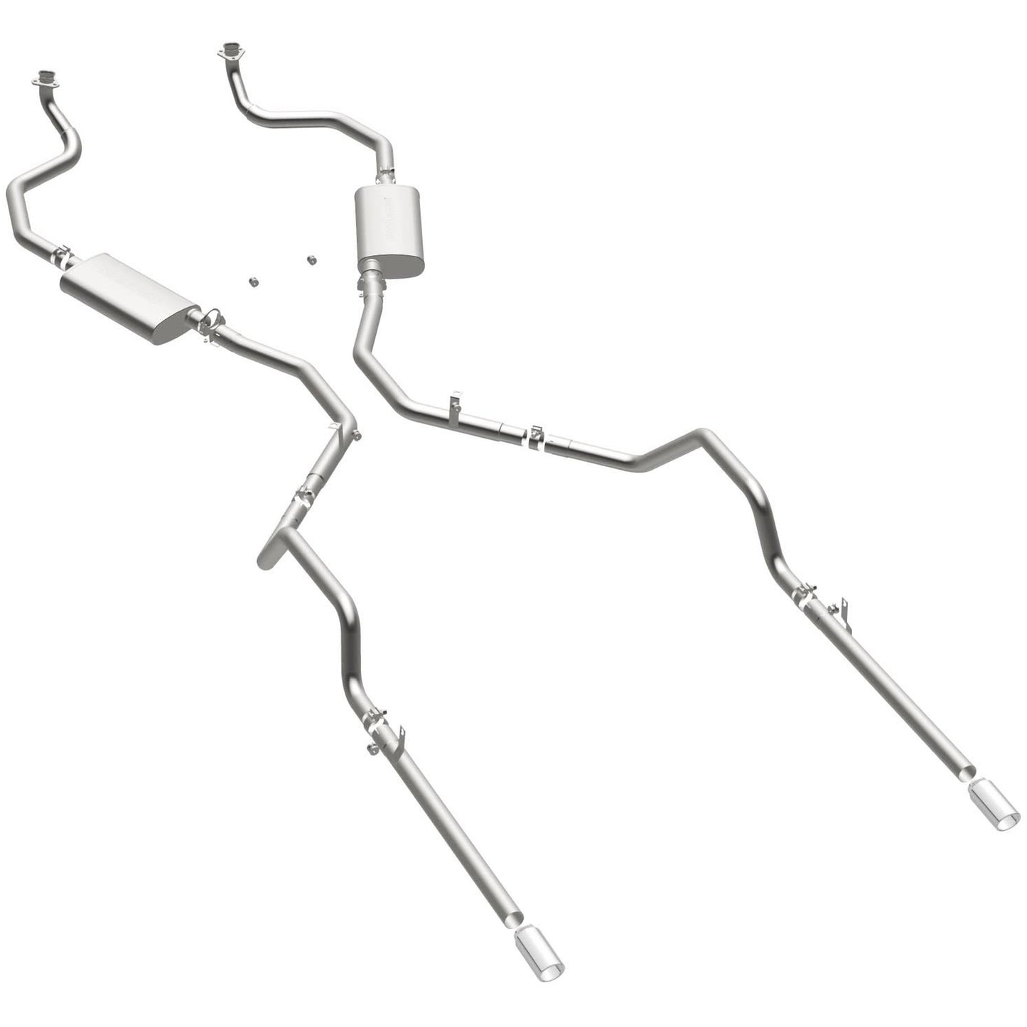 Magnaflow Street Series Stainless Crossmember-Back System by MagnaFlow Exhaust Products